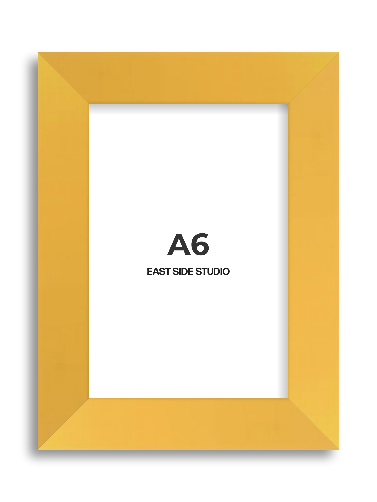 Egg Yolk Yellow A6 picture frame