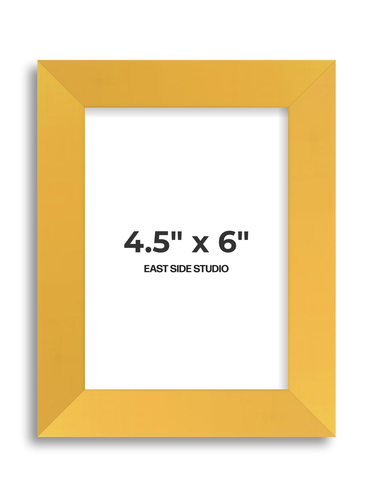 Egg Yolk Yellow 4.5" x 6" picture frame
