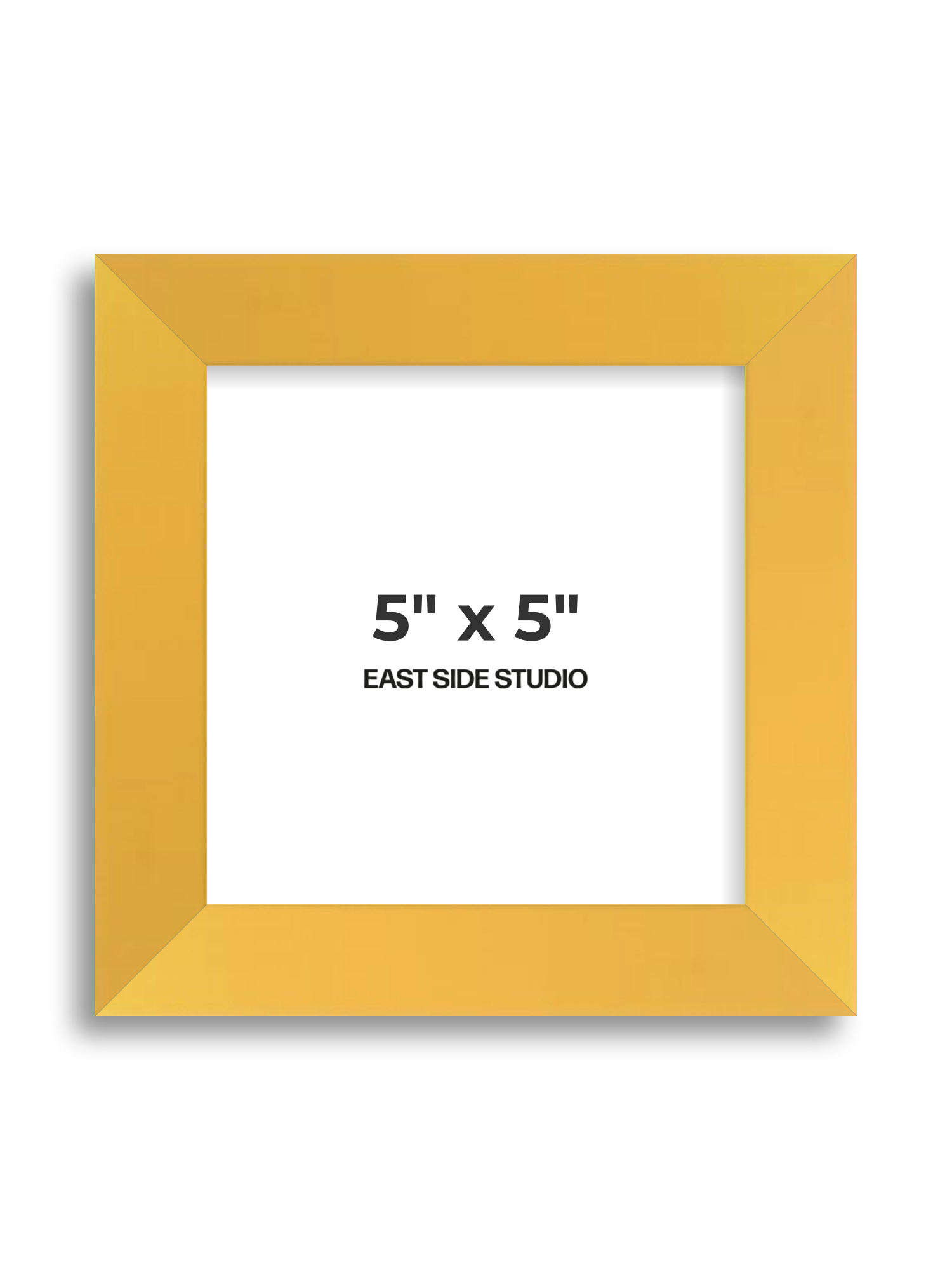 Egg Yolk Yellow 5" x 5" picture frame