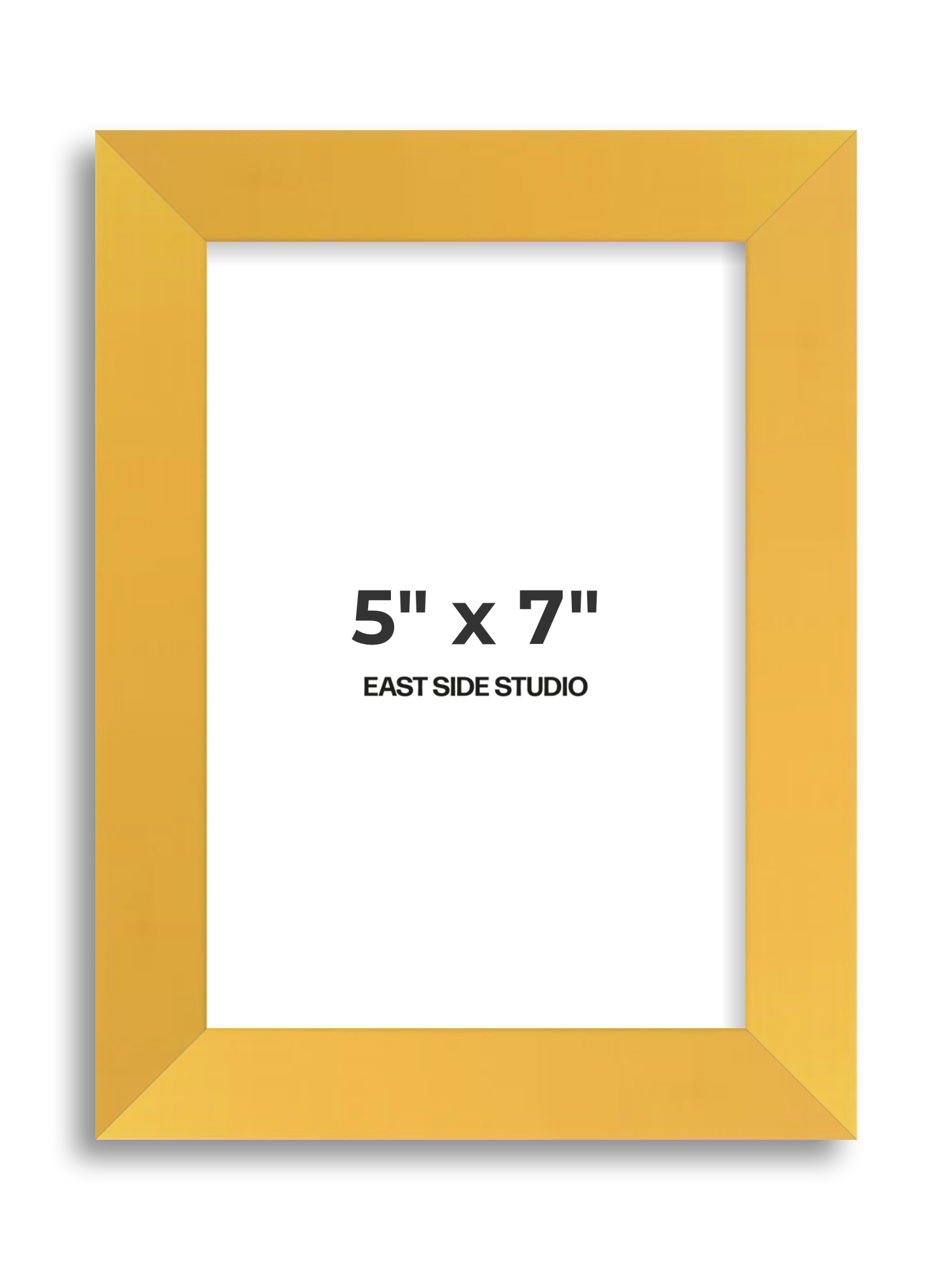 Egg Yolk Yellow 5" x 7" picture frame