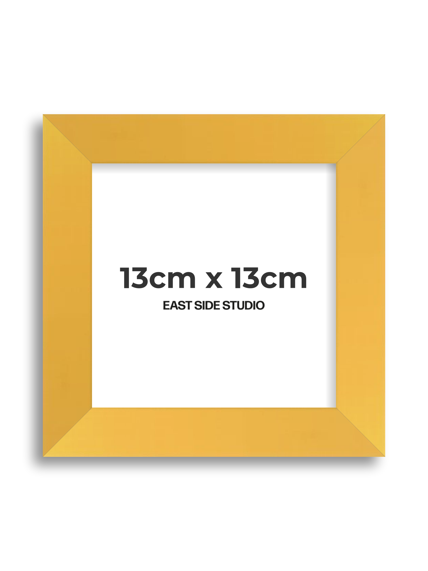Egg Yolk Yellow 13cm x 13cm picture frame