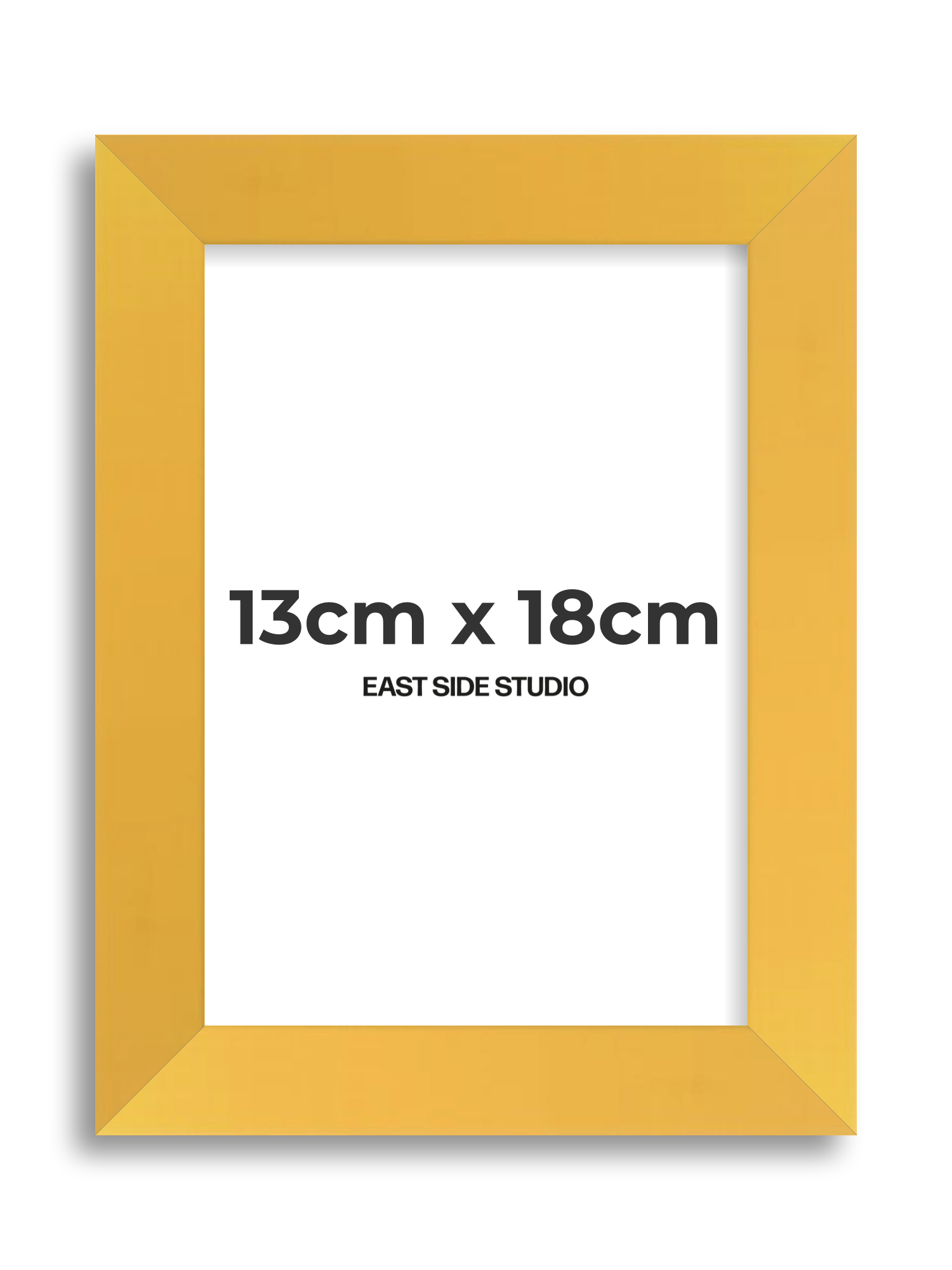 Egg Yolk Yellow 13cm x 18cm picture frame
