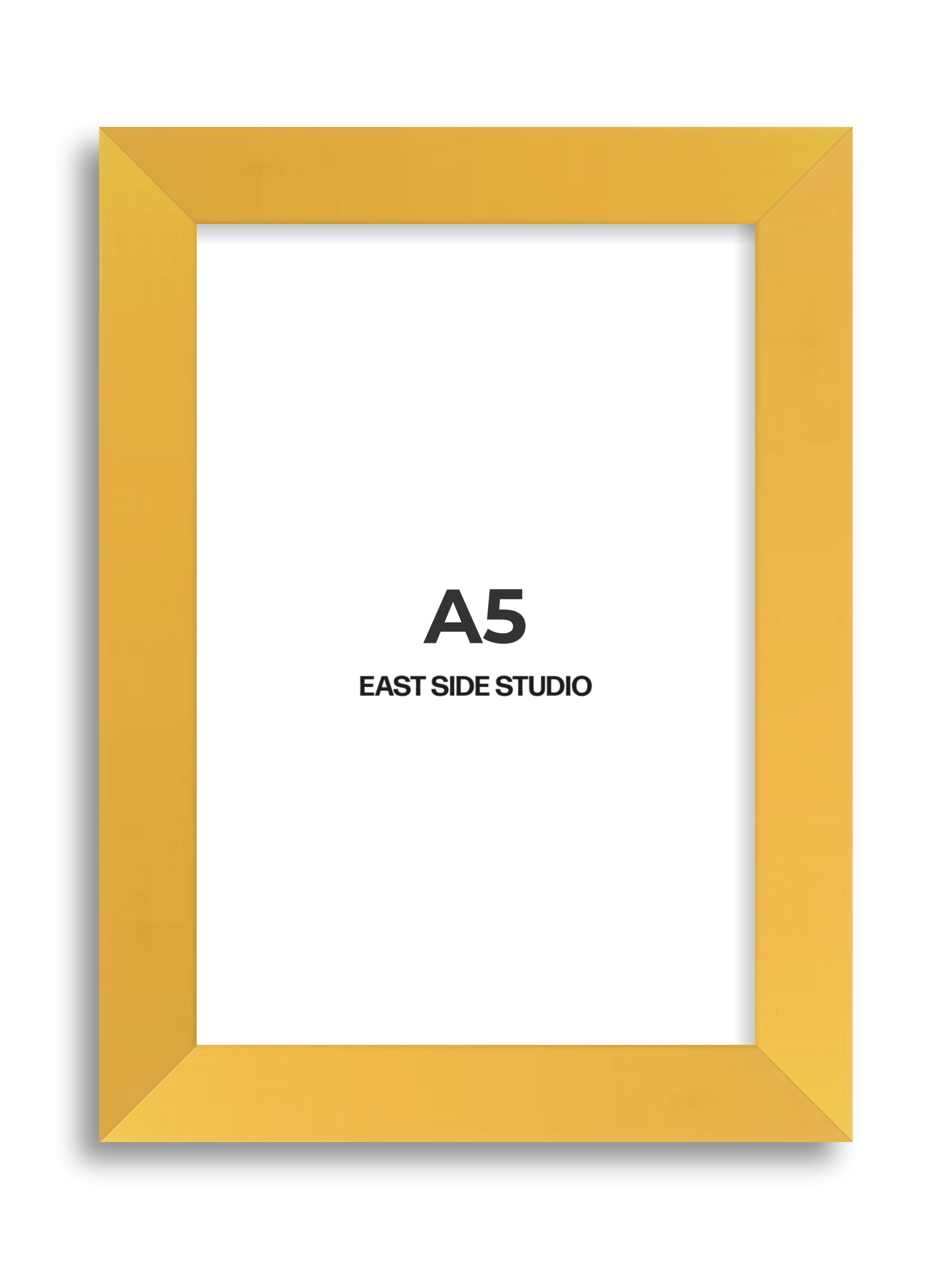 Egg Yolk Yellow A5 picture frame