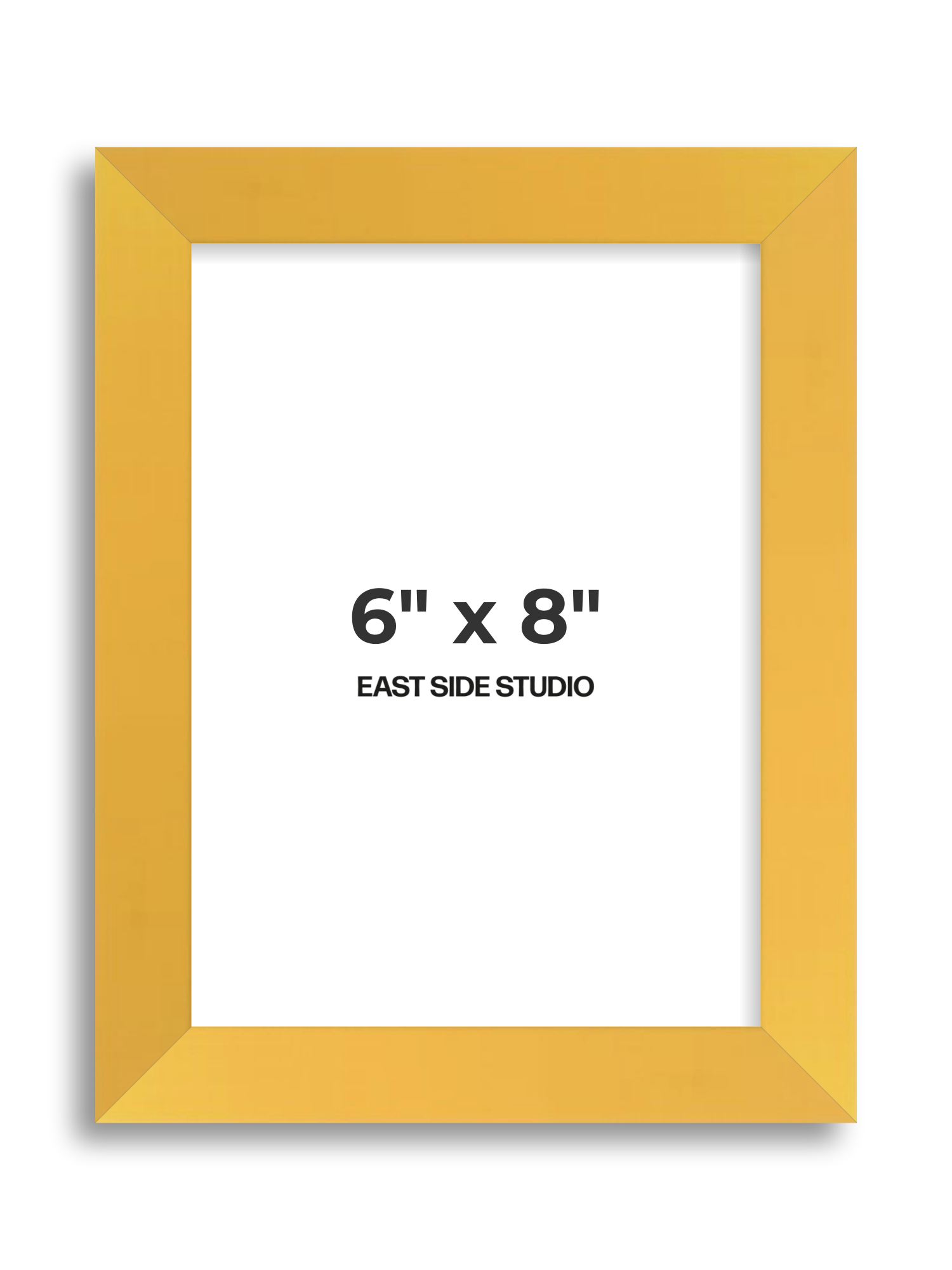 Egg Yolk Yellow 6" x 8" picture frame