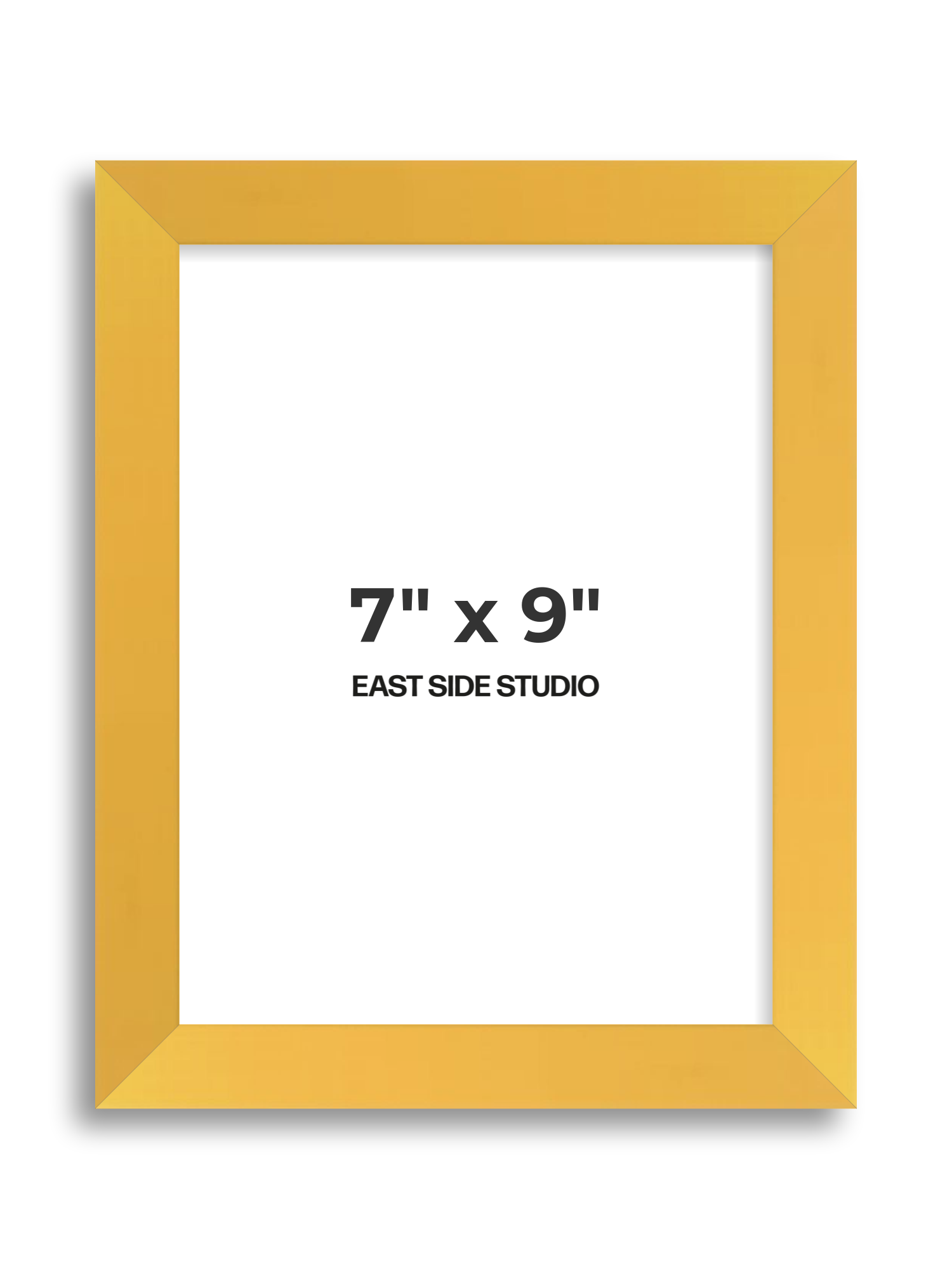 Egg Yolk Yellow 7" x 9" picture frame