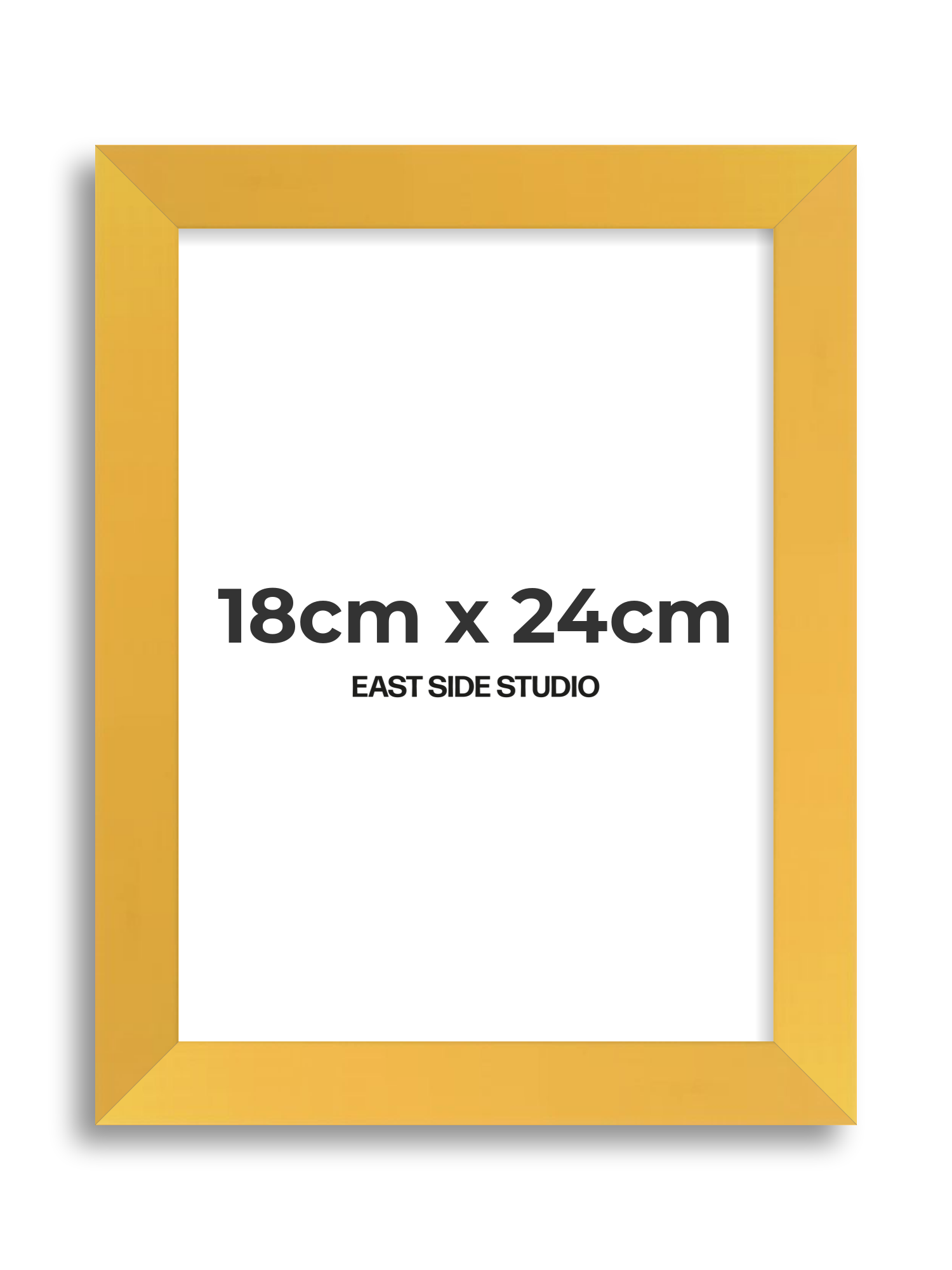 Egg Yolk Yellow 18cm x 24cm picture frame