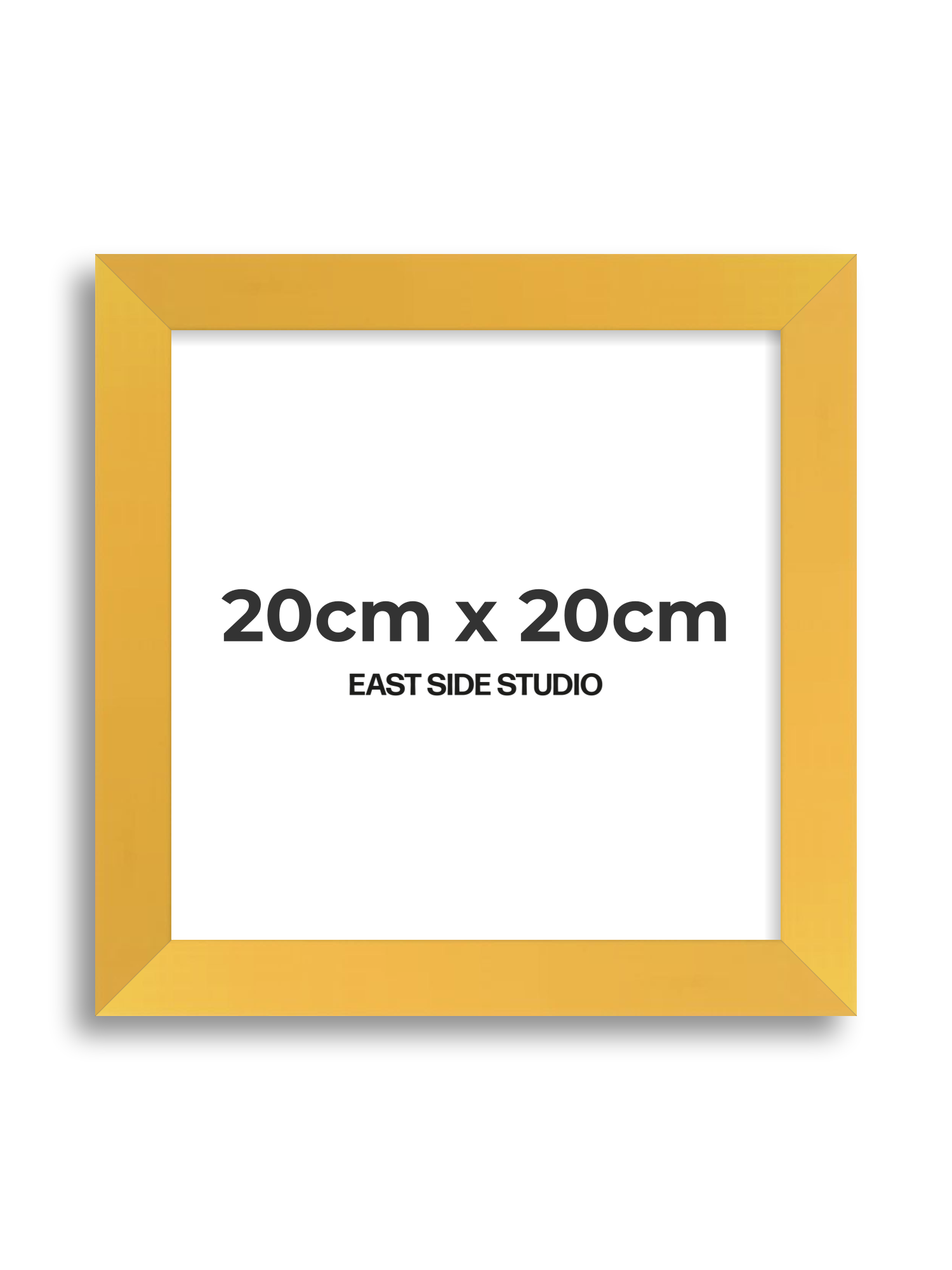 Egg Yolk Yellow 20cm x 20cm picture frame