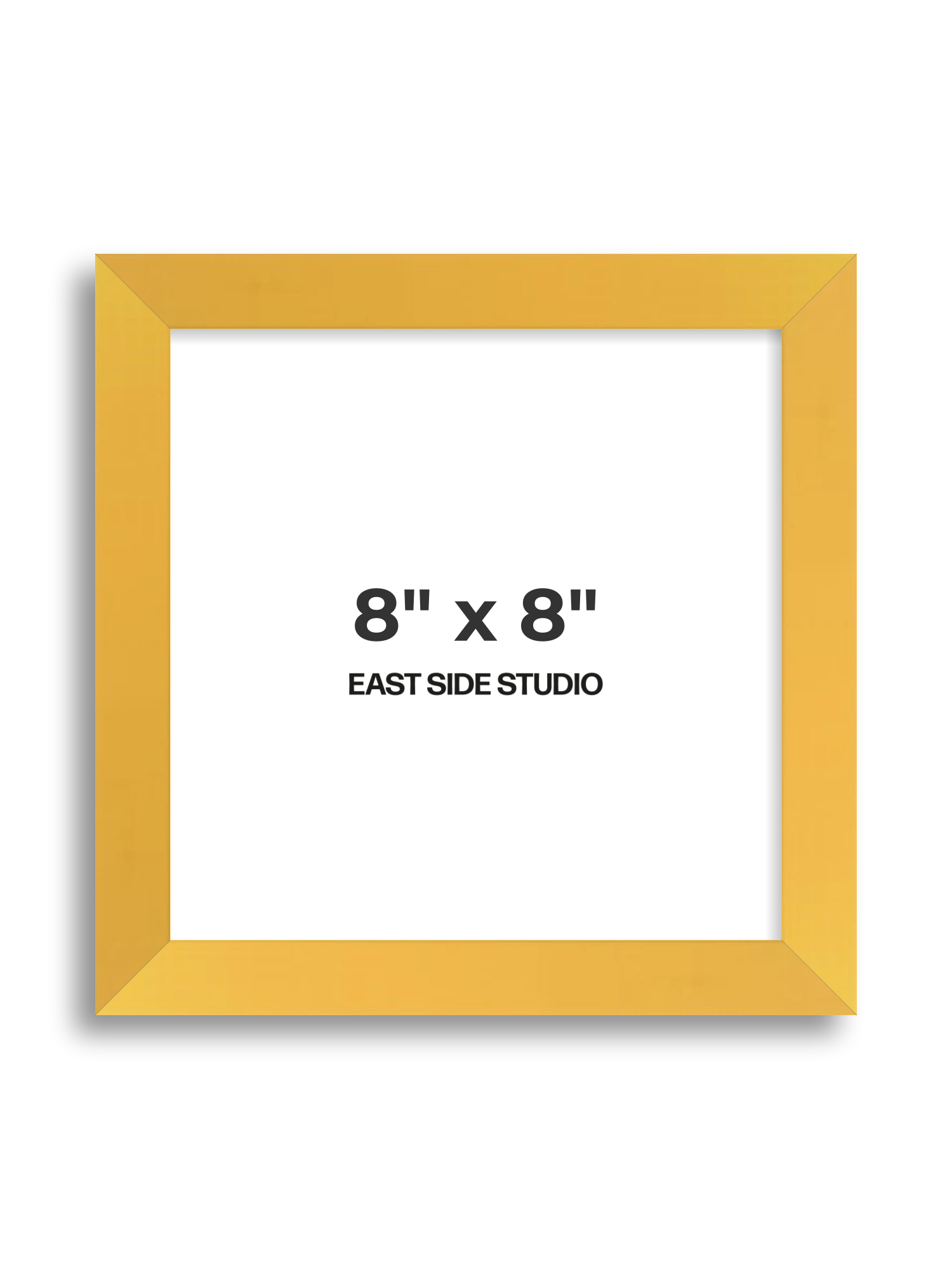Egg Yolk Yellow 8" x 8" picture frame