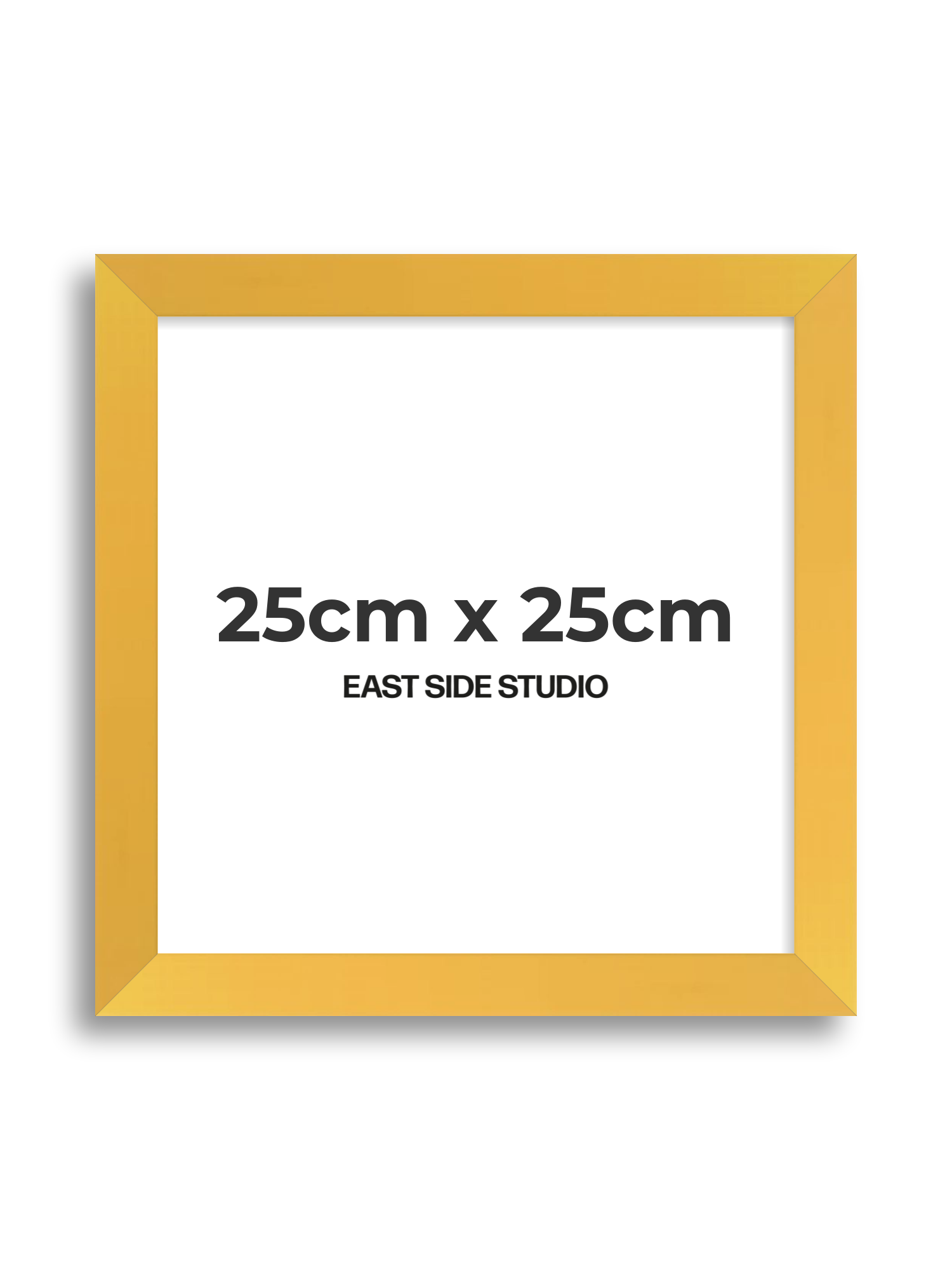 Egg Yolk Yellow 25cm x 25cm picture frame