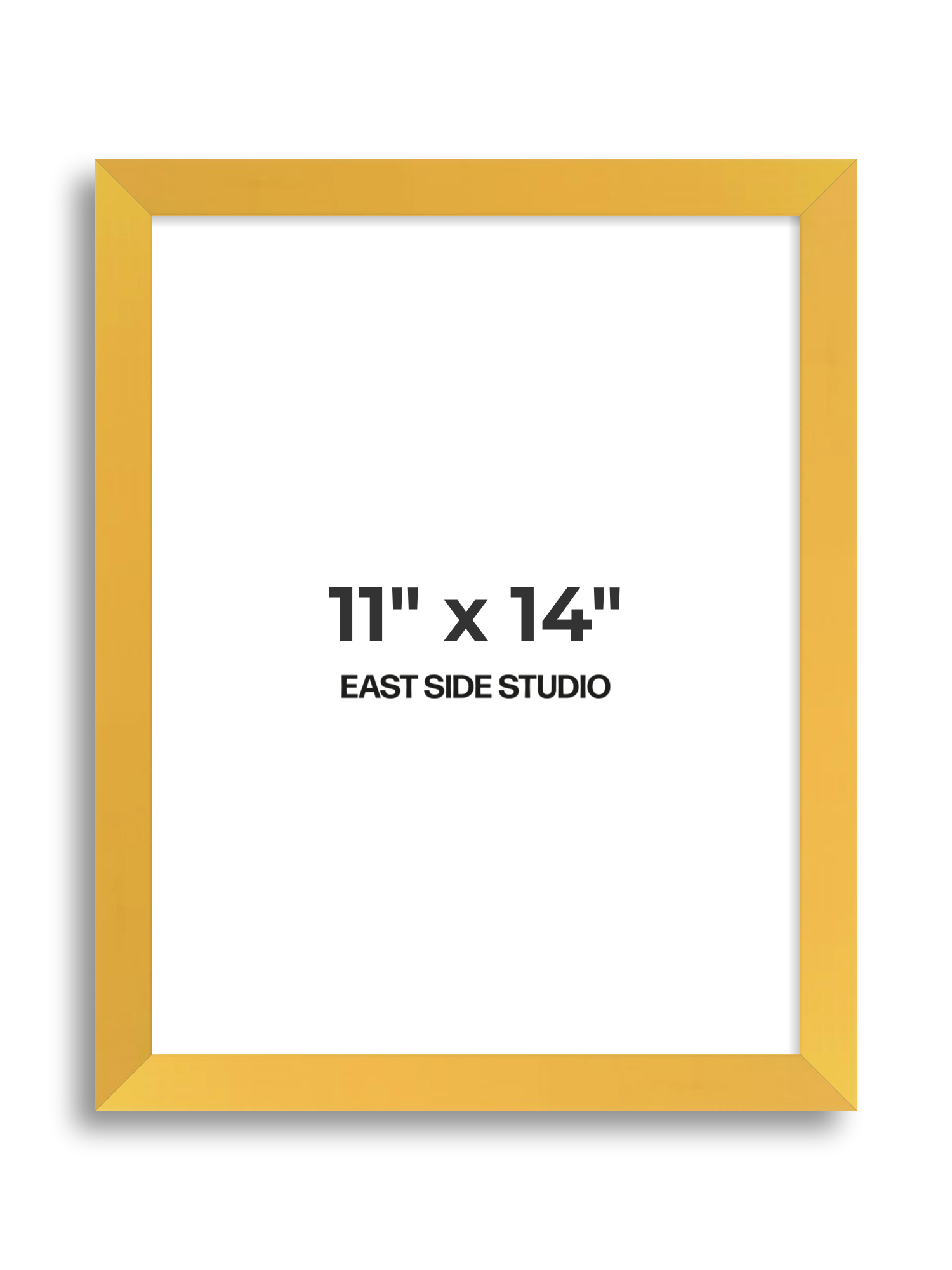 Egg Yolk Yellow 11" x 14" picture frame