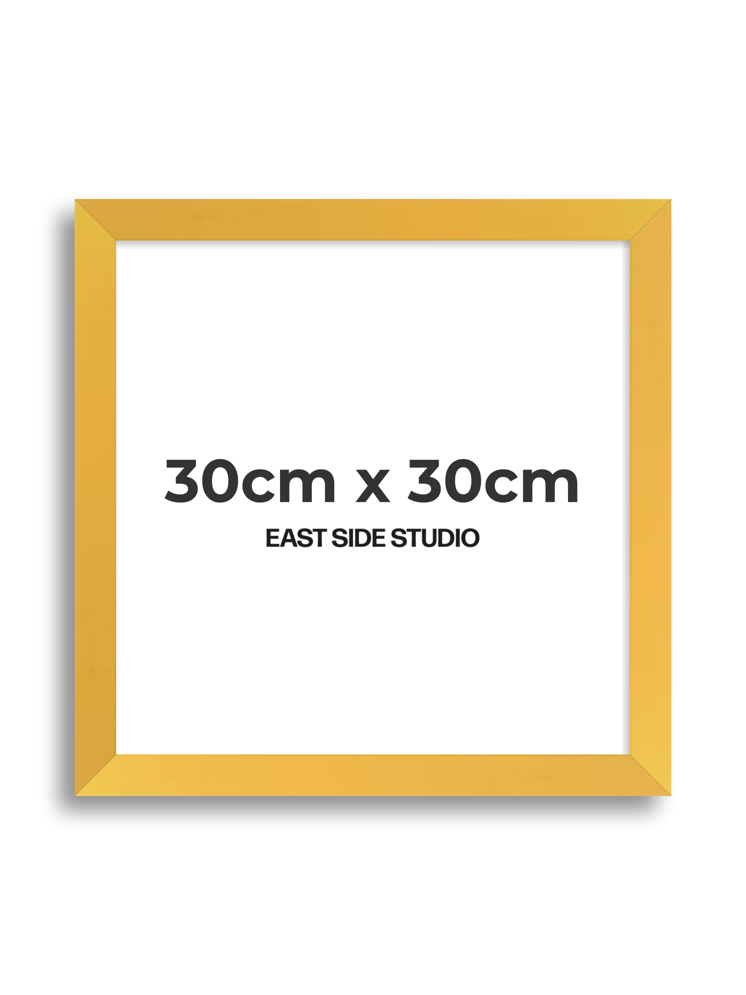 Egg Yolk Yellow 30cm x 30cm picture frame