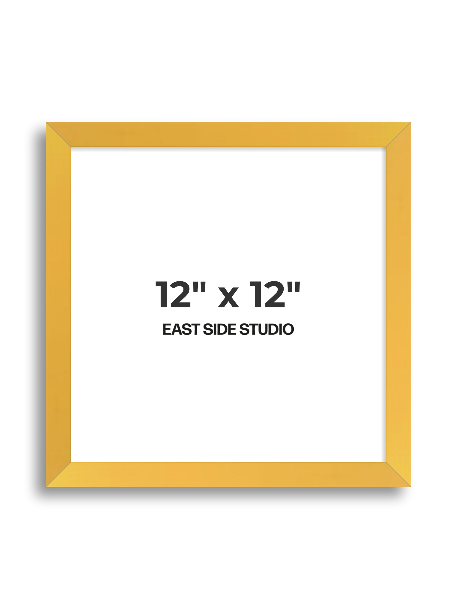 Egg Yolk Yellow 12" x 12" picture frame