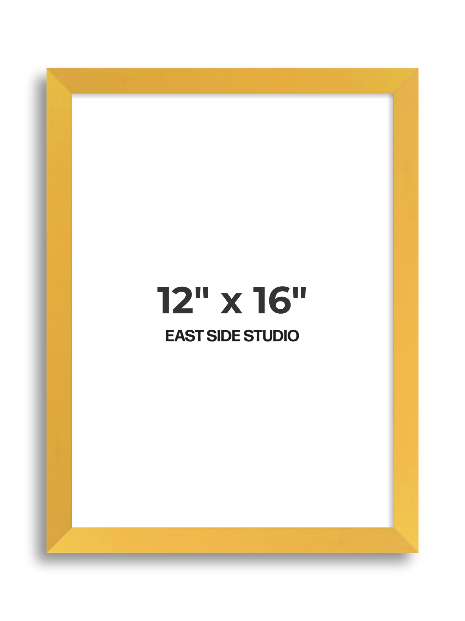 Egg Yolk Yellow 12" x 16" picture frame