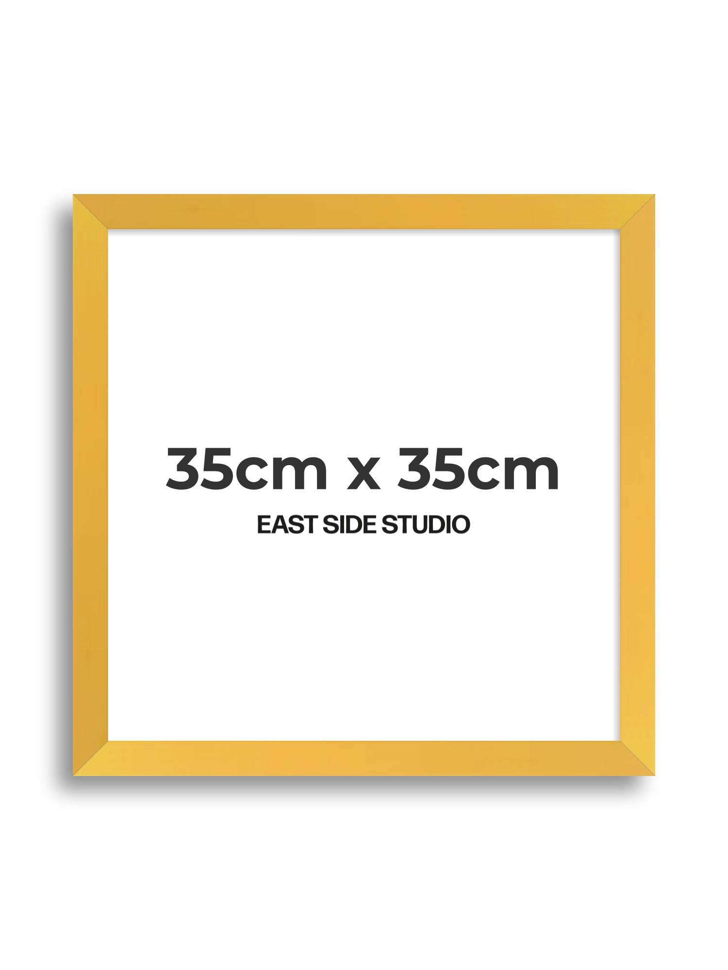 Egg Yolk Yellow 35cm x 35cm picture frame