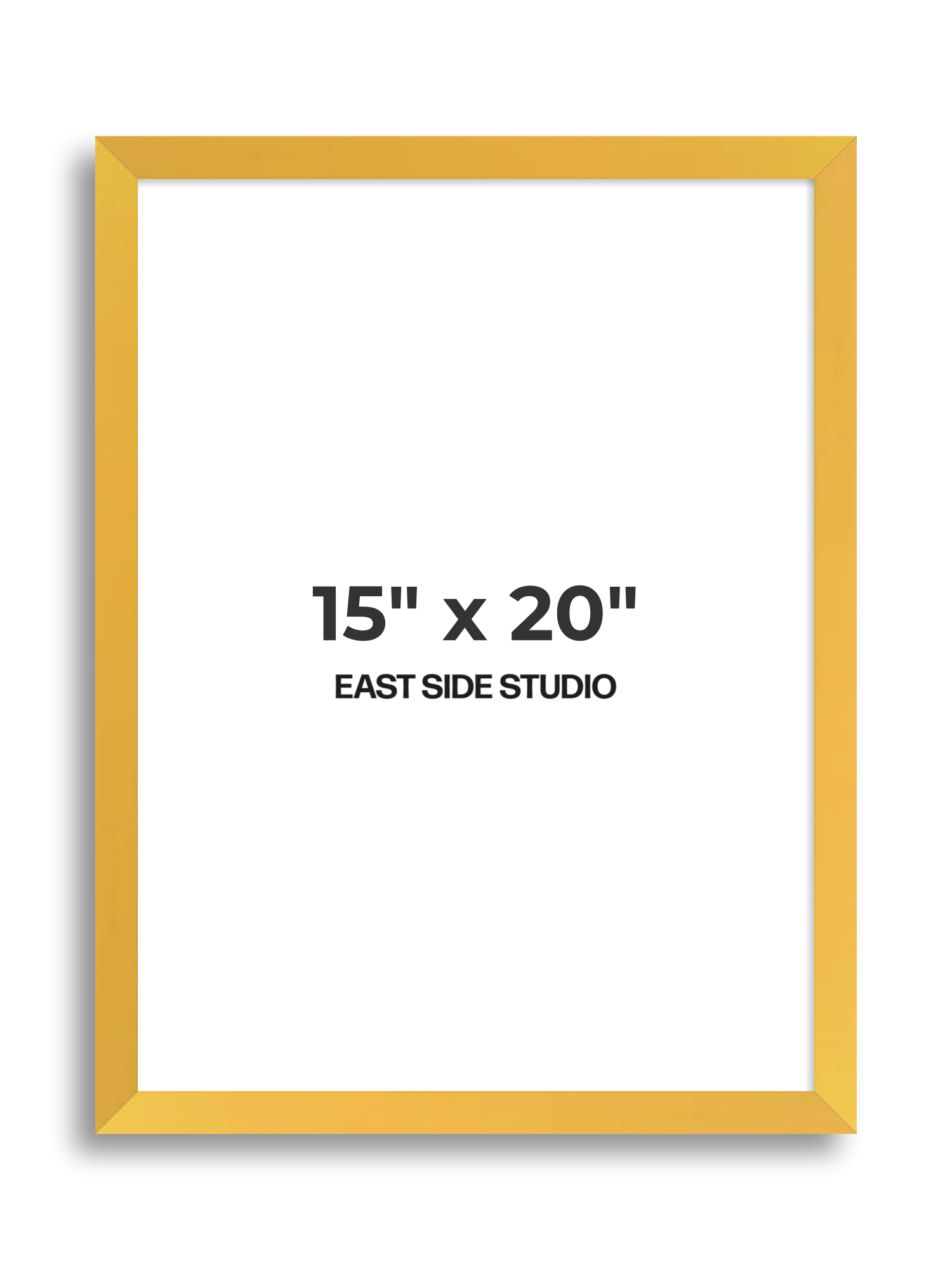 Egg Yolk Yellow 15" x 20" picture frame