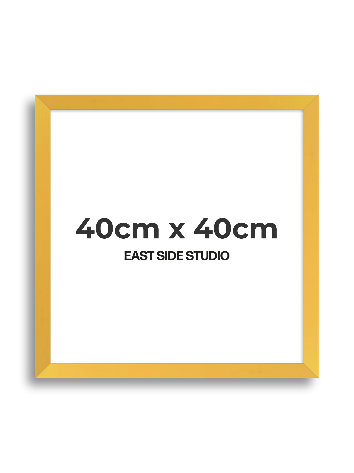 Egg Yolk Yellow 40cm x 40cm picture frame