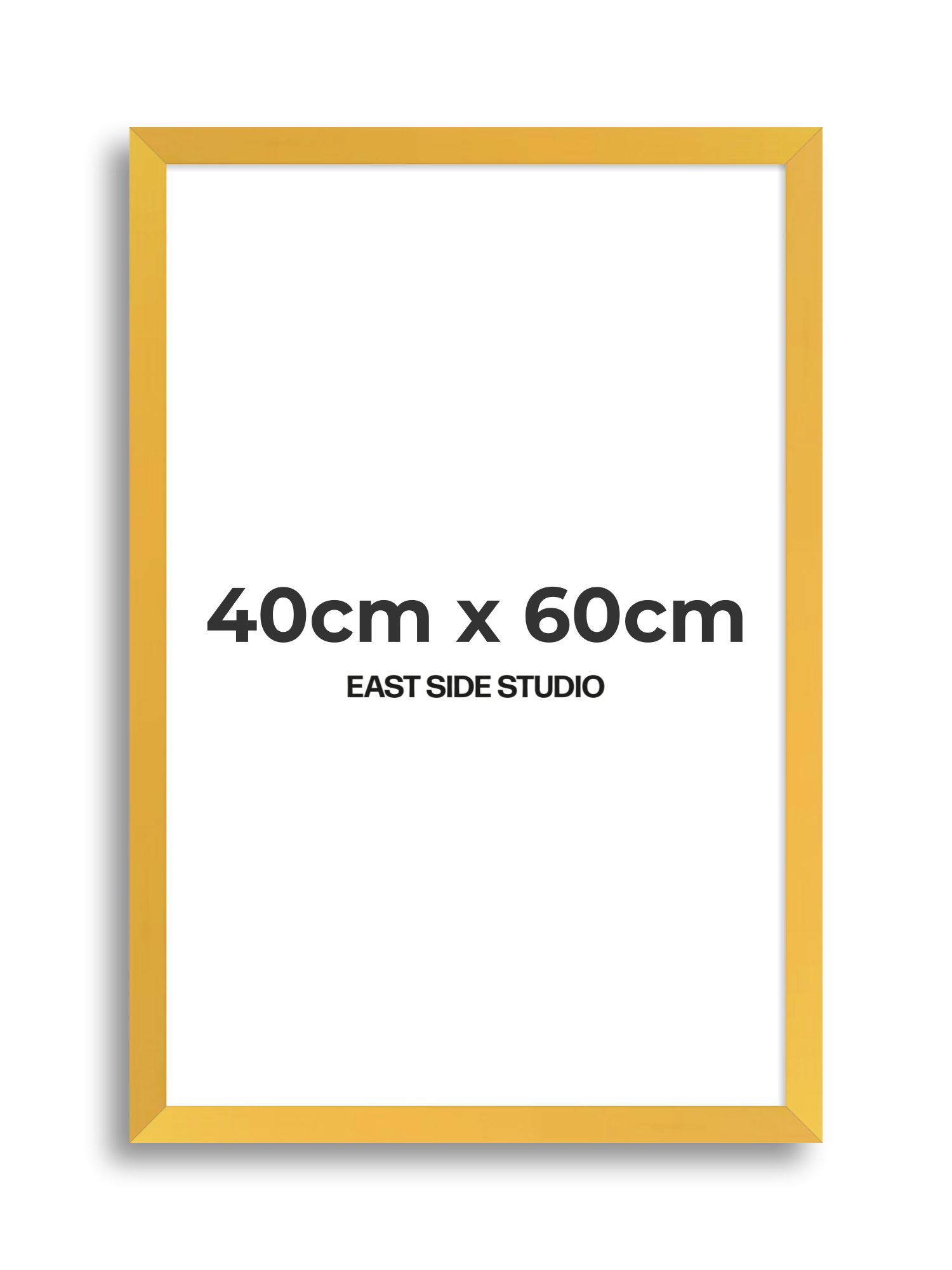 Egg Yolk Yellow 40cm x 60cm picture frame