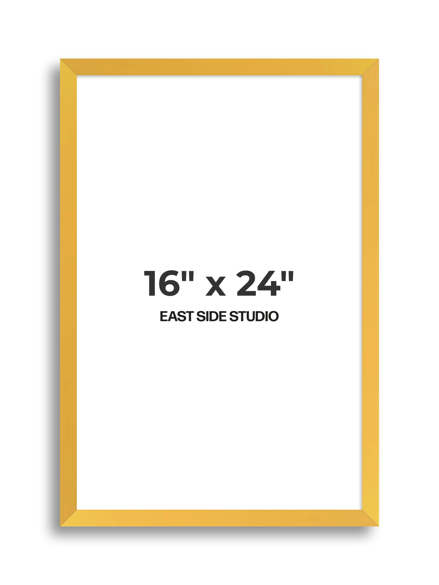 Egg Yolk Yellow 16" x 24" picture frame