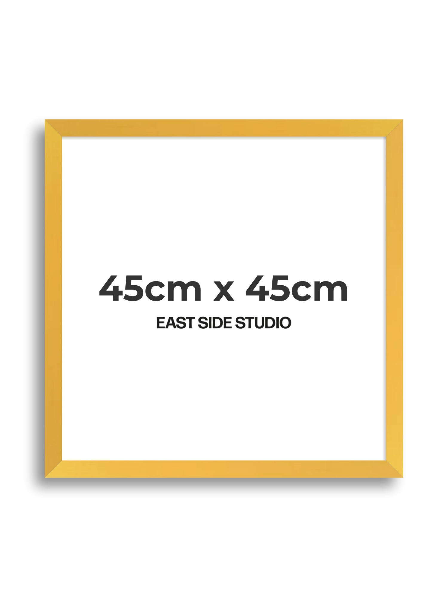 Egg Yolk Yellow 45cm x 45cm picture frame