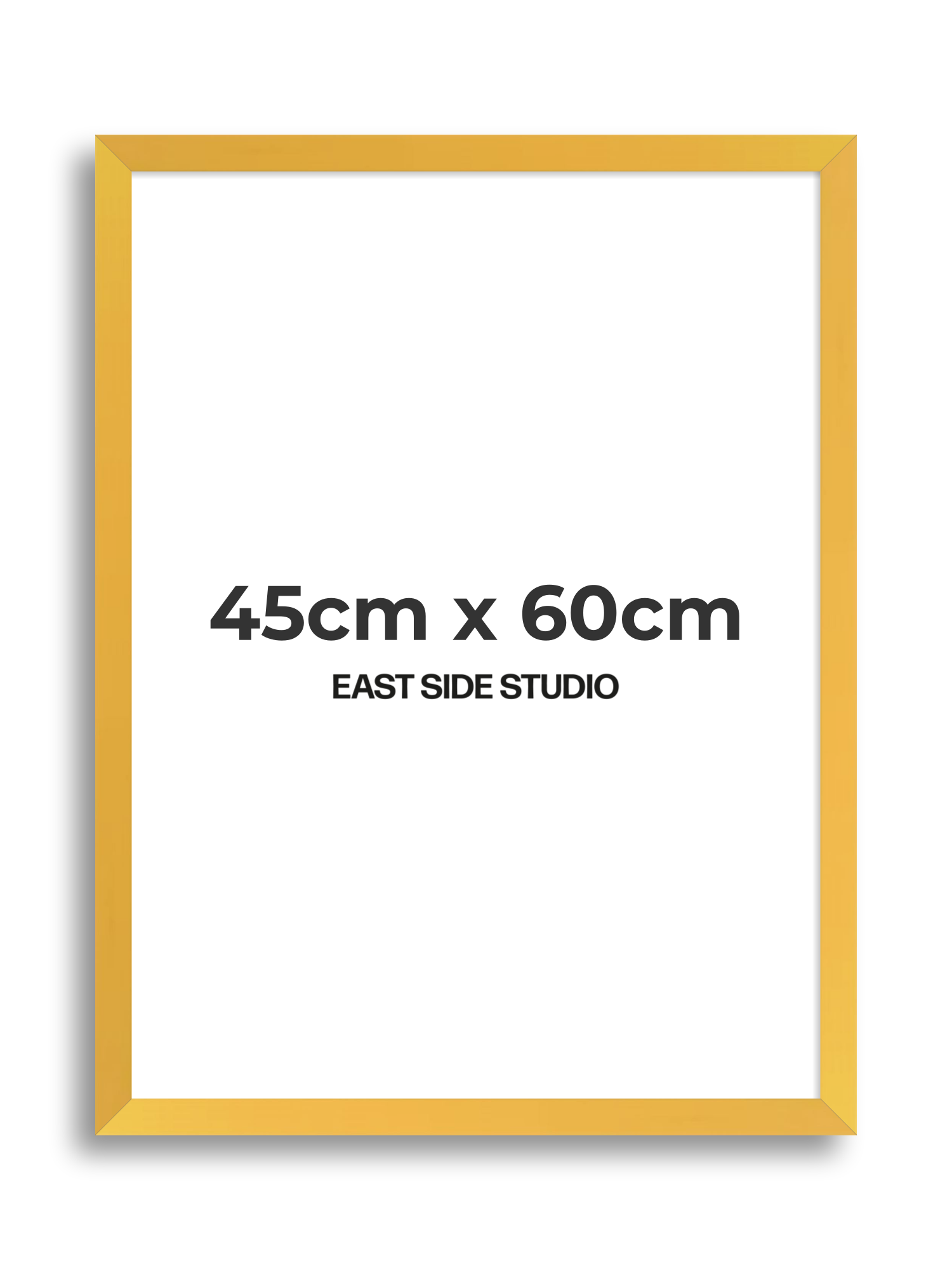 Egg Yolk Yellow 45cm x 60cm picture frame