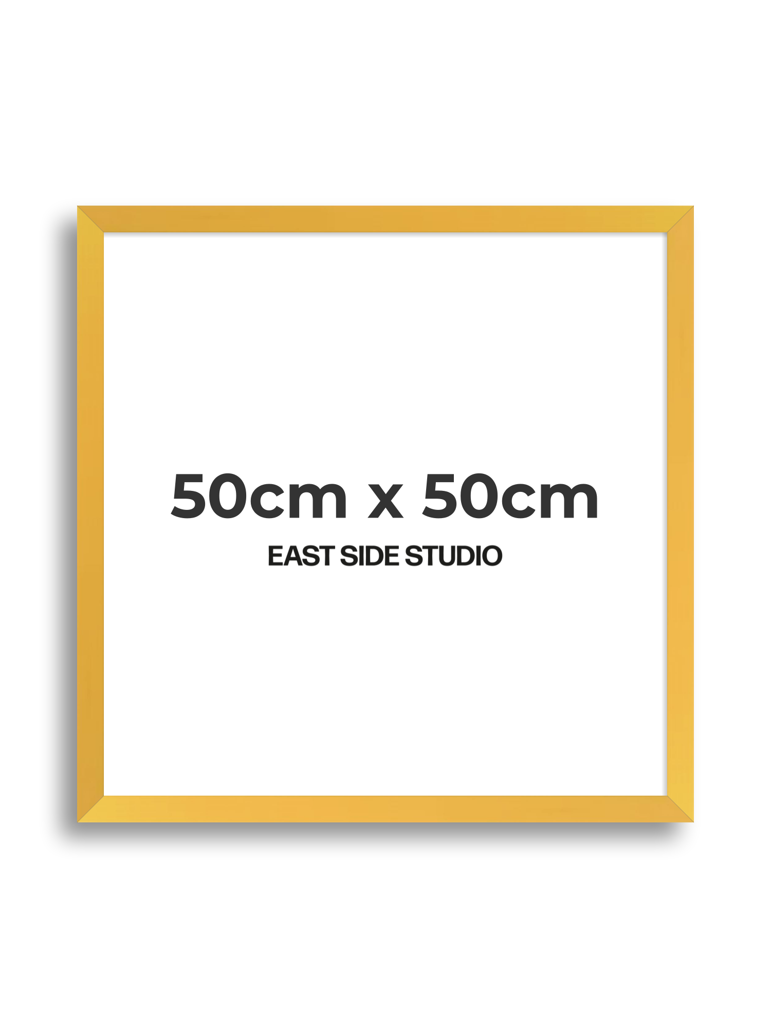 Egg Yolk Yellow 50cm x 50cm picture frame