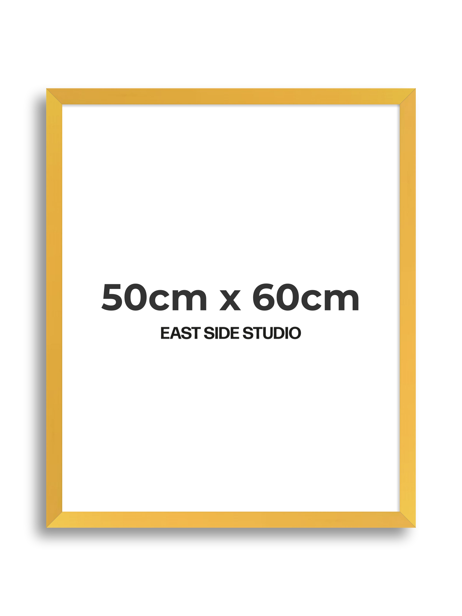 Egg Yolk Yellow 50cm x 60cm picture frame