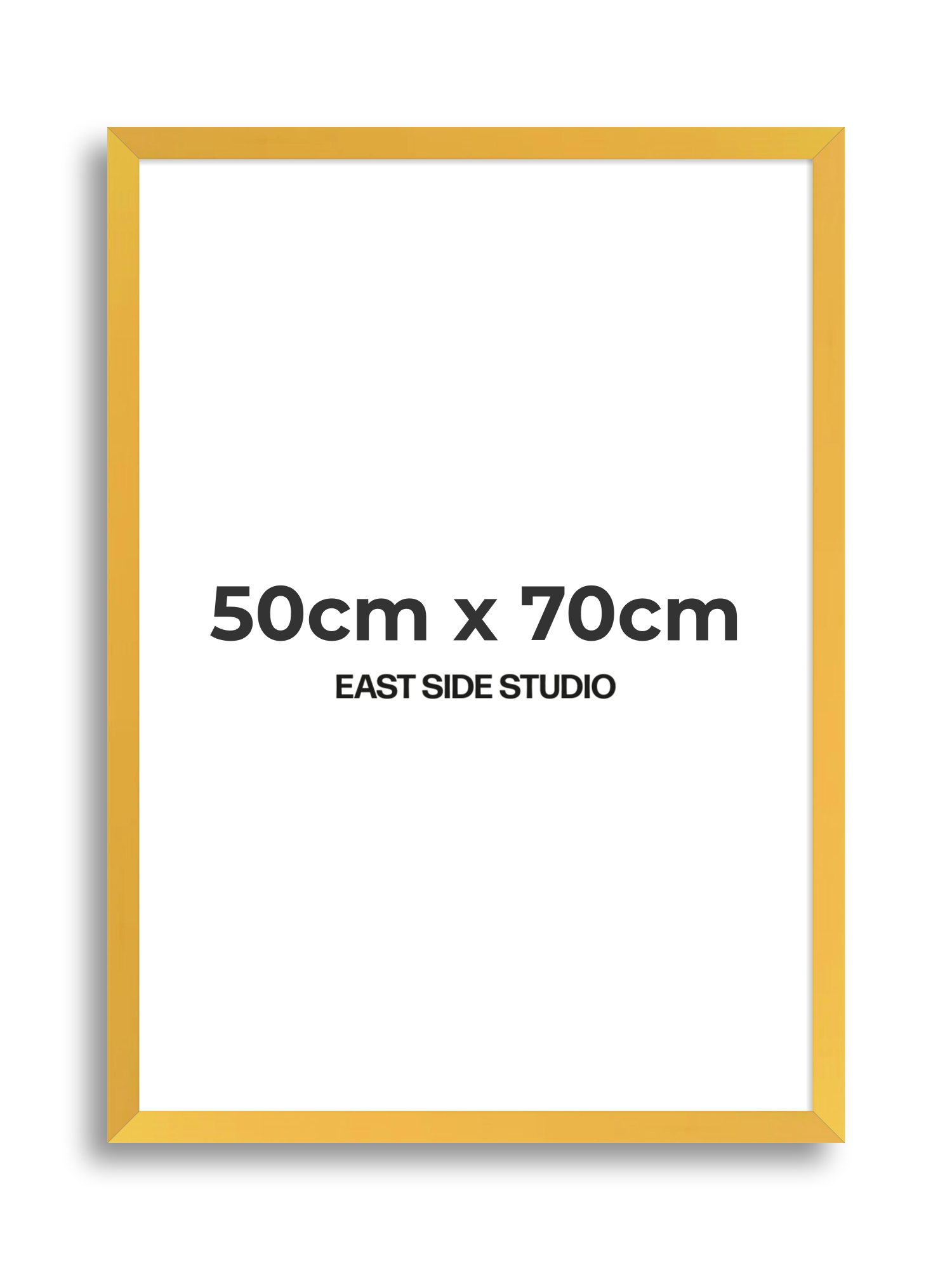 Egg Yolk Yellow 50cm x 70cm picture frame