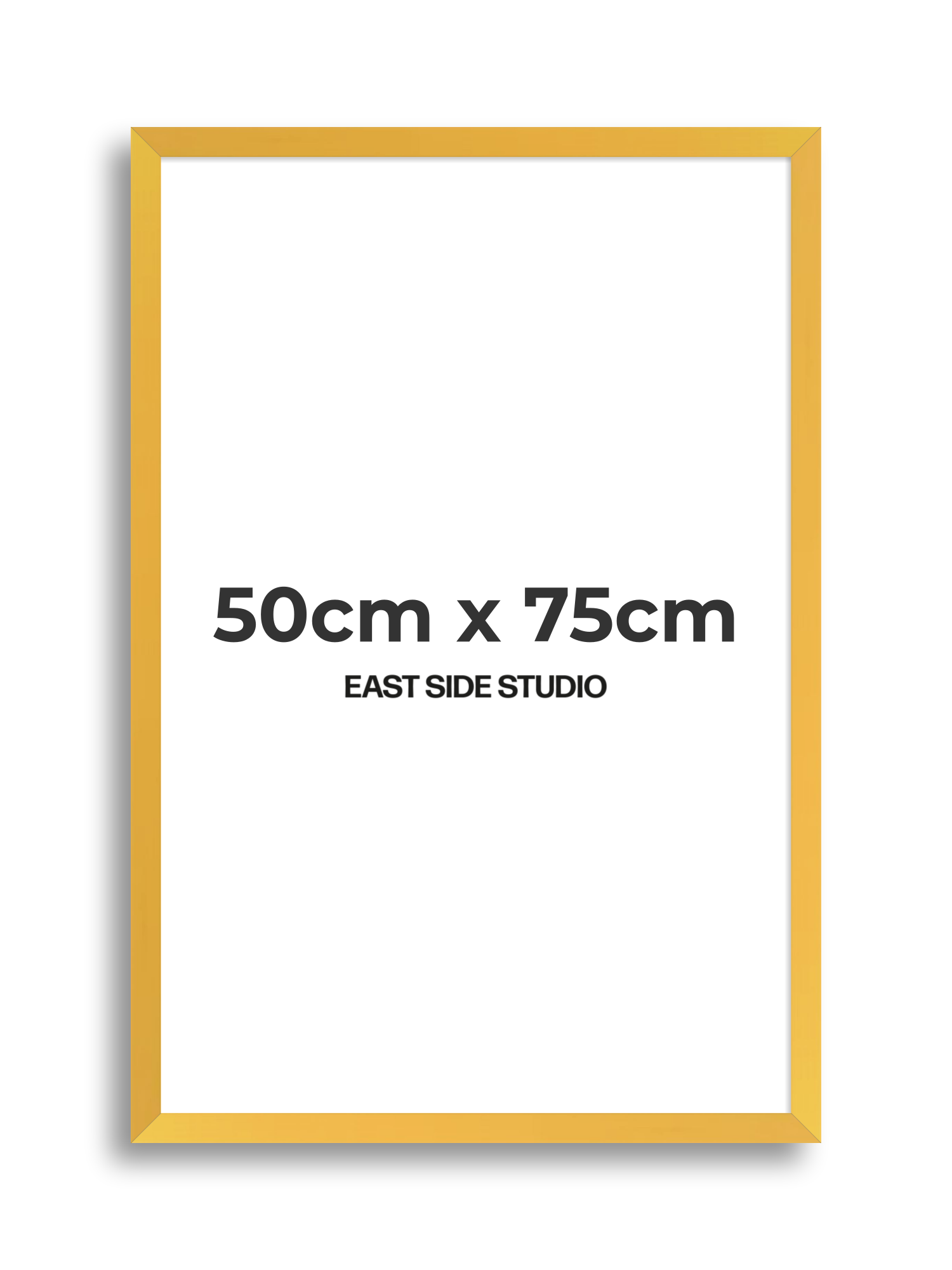 Egg Yolk Yellow 50cm x 75cm picture frame