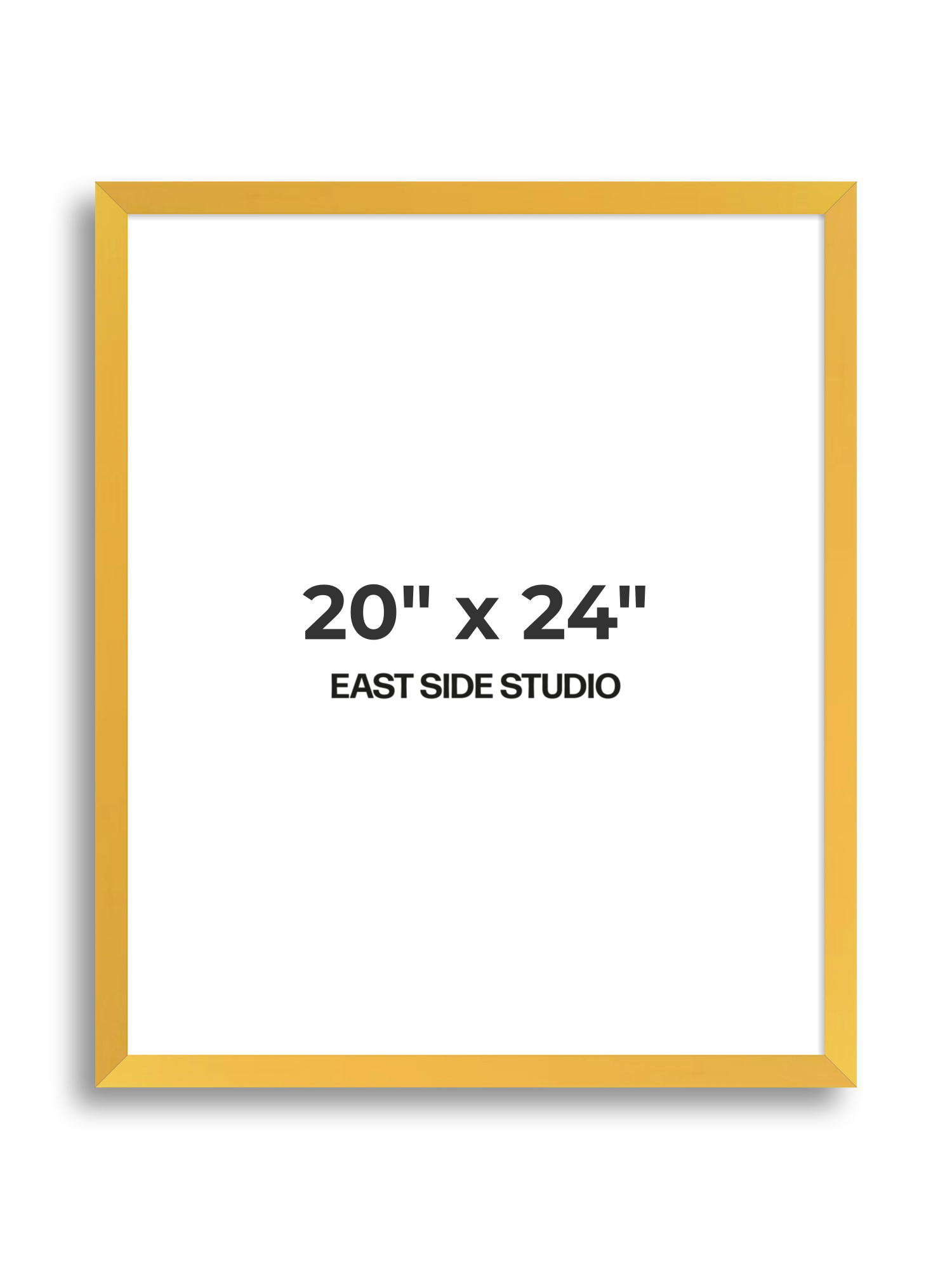 Egg Yolk Yellow 20" x 24" picture frame