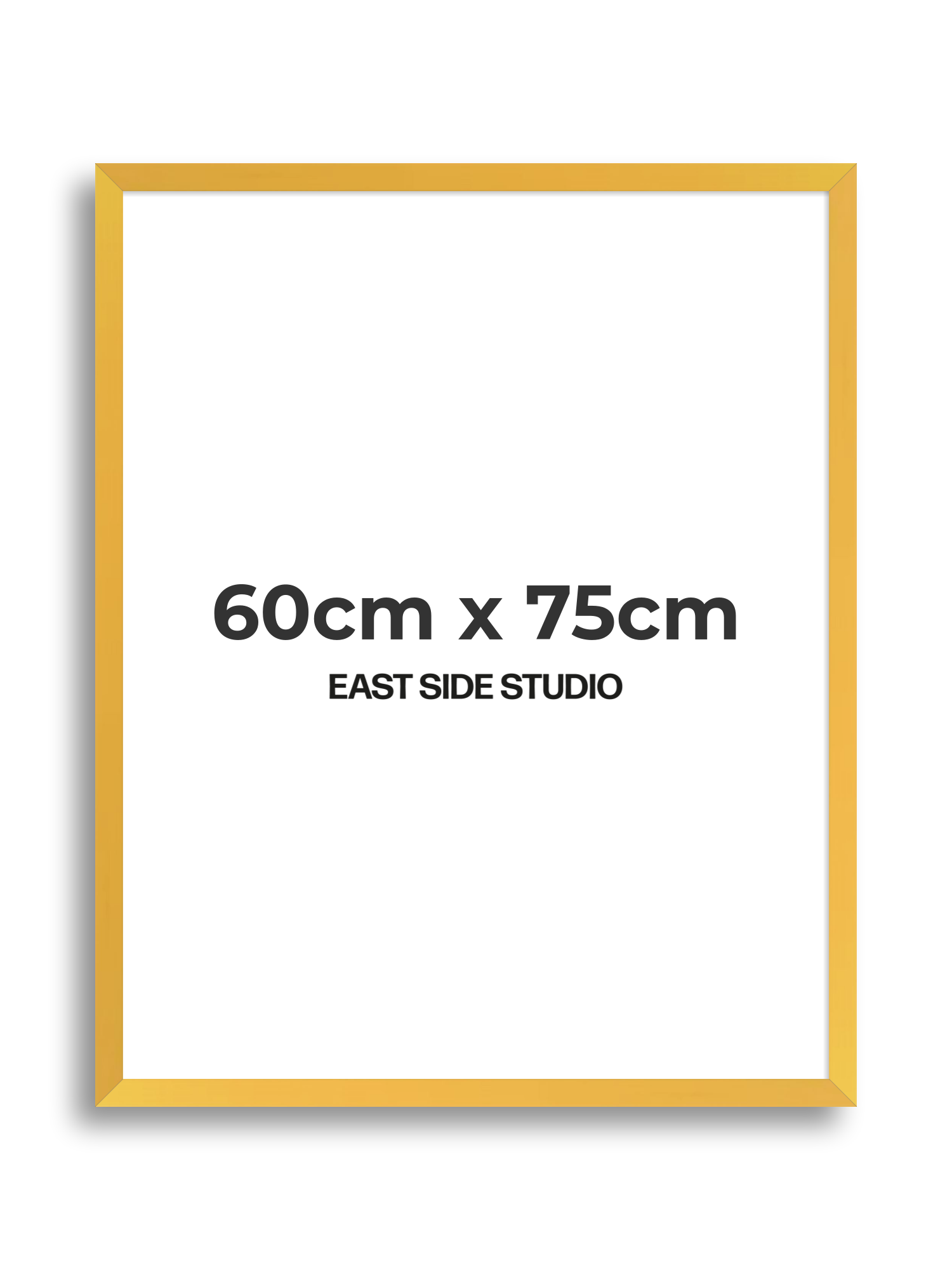 Egg Yolk Yellow 60cm x 75cm picture frame