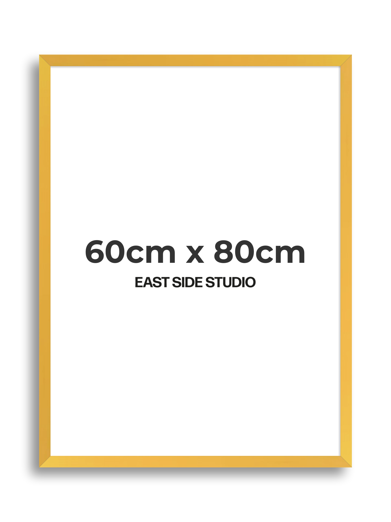 Egg Yolk Yellow 60cm x 80cm picture frame