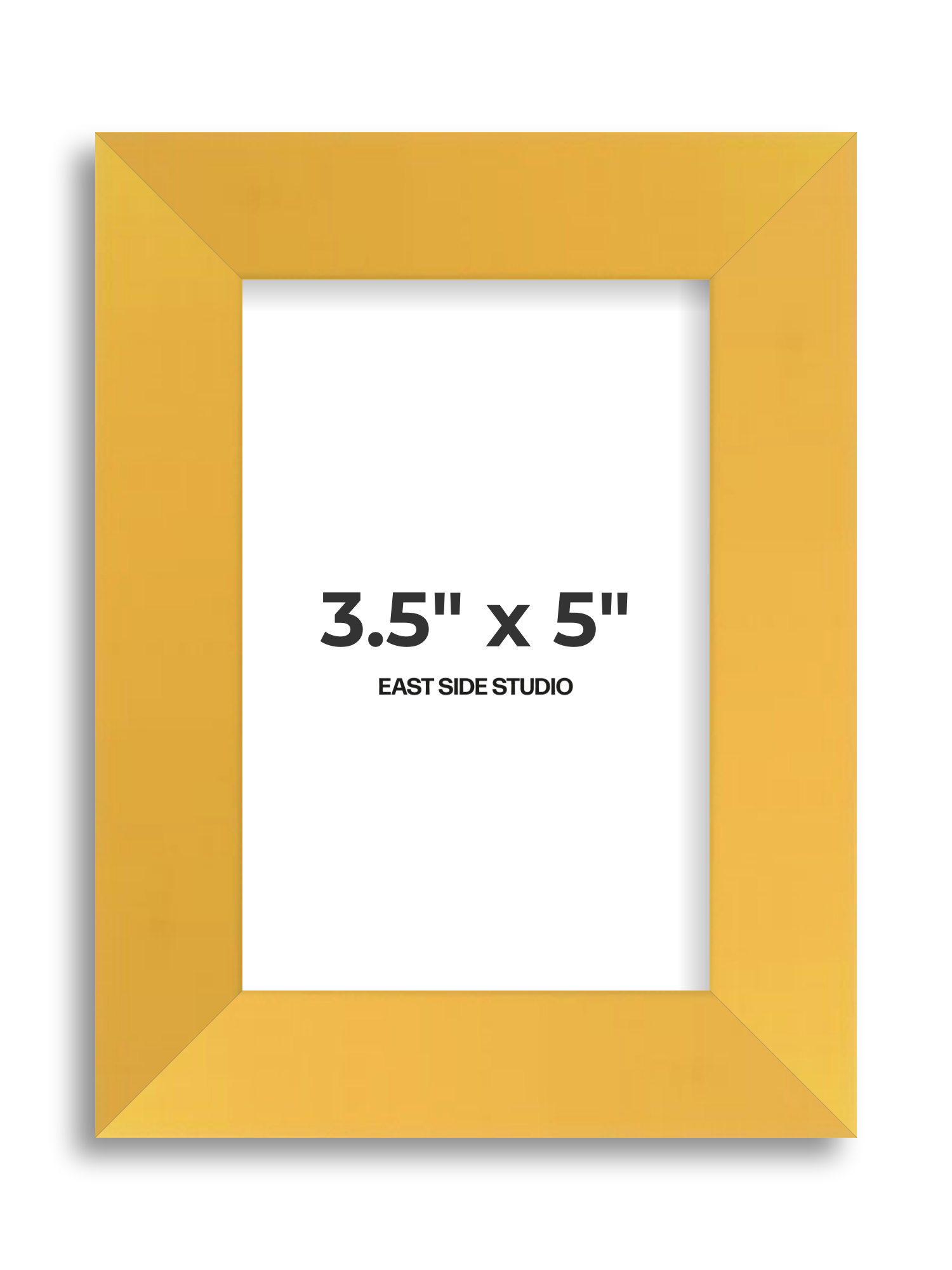 Egg Yolk Yellow 3.5" x 5" picture frame