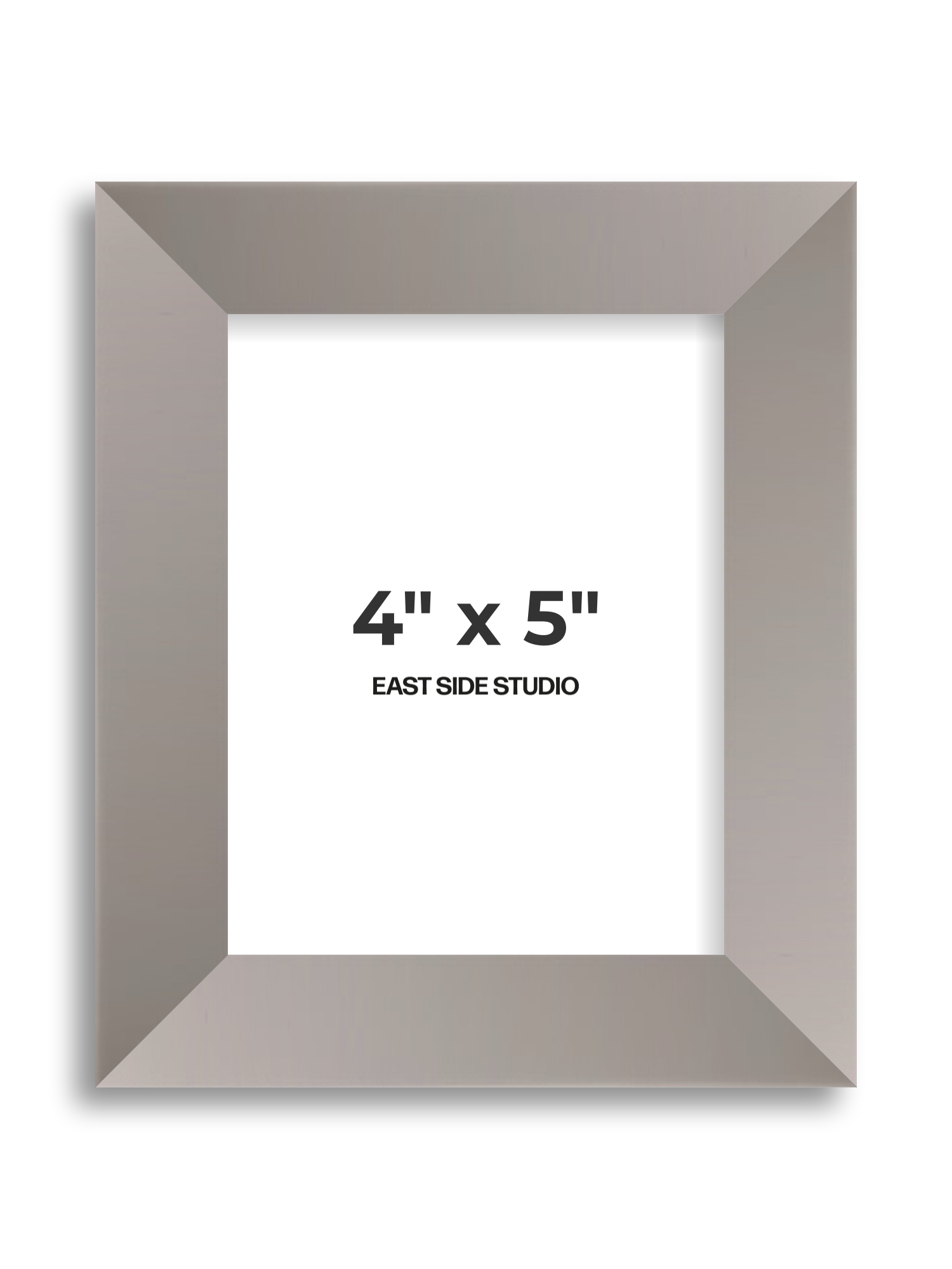 Ash Grey 4" x 5" picture frame