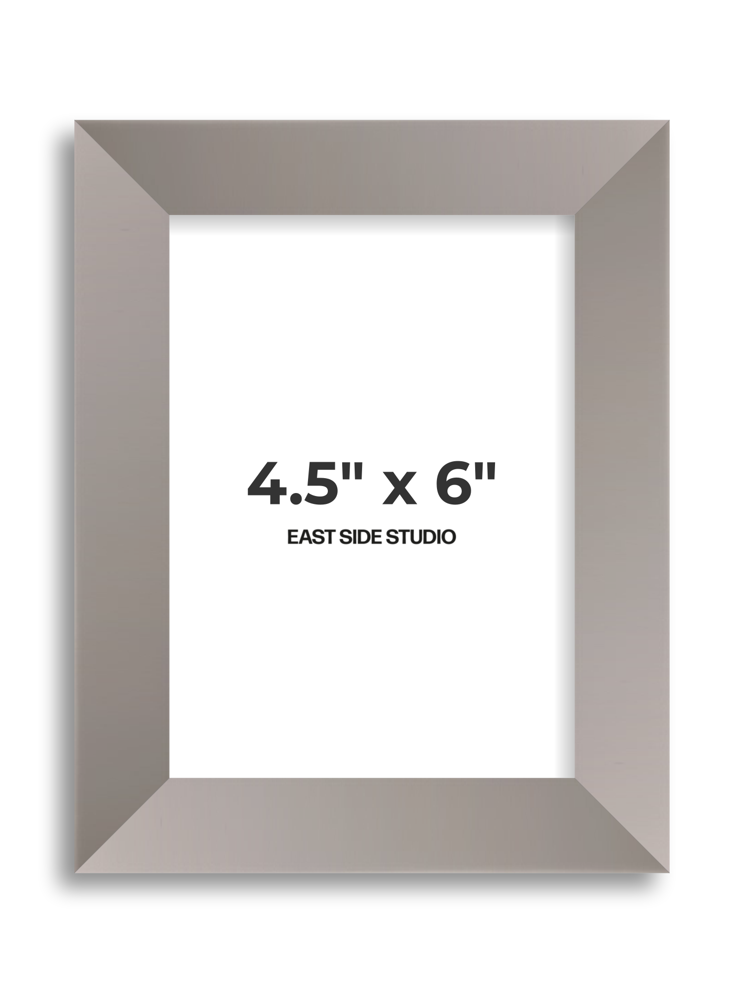 Ash Grey 4.5" x 6" picture frame