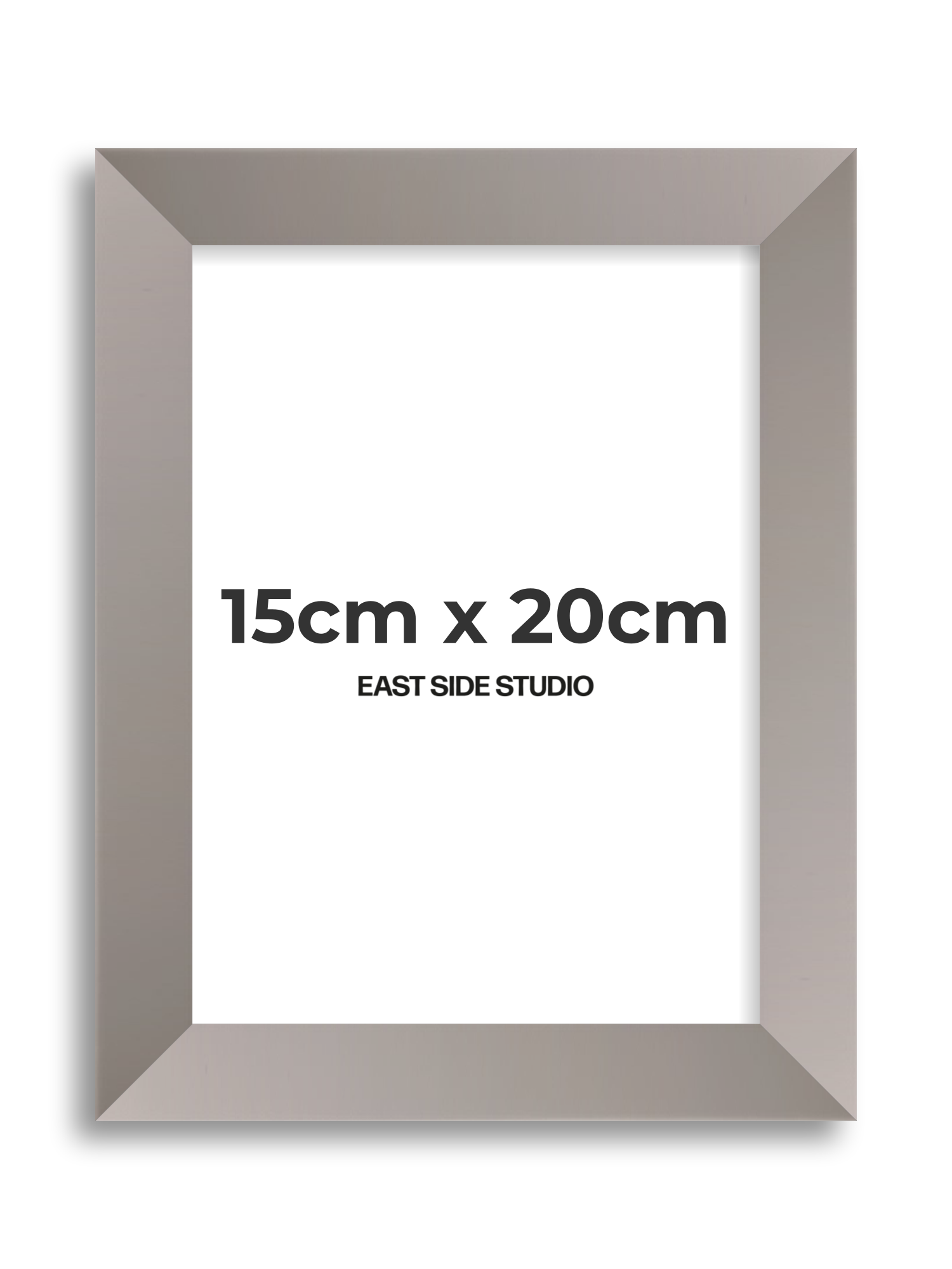 Ash Grey 15cm x 20cm picture frame
