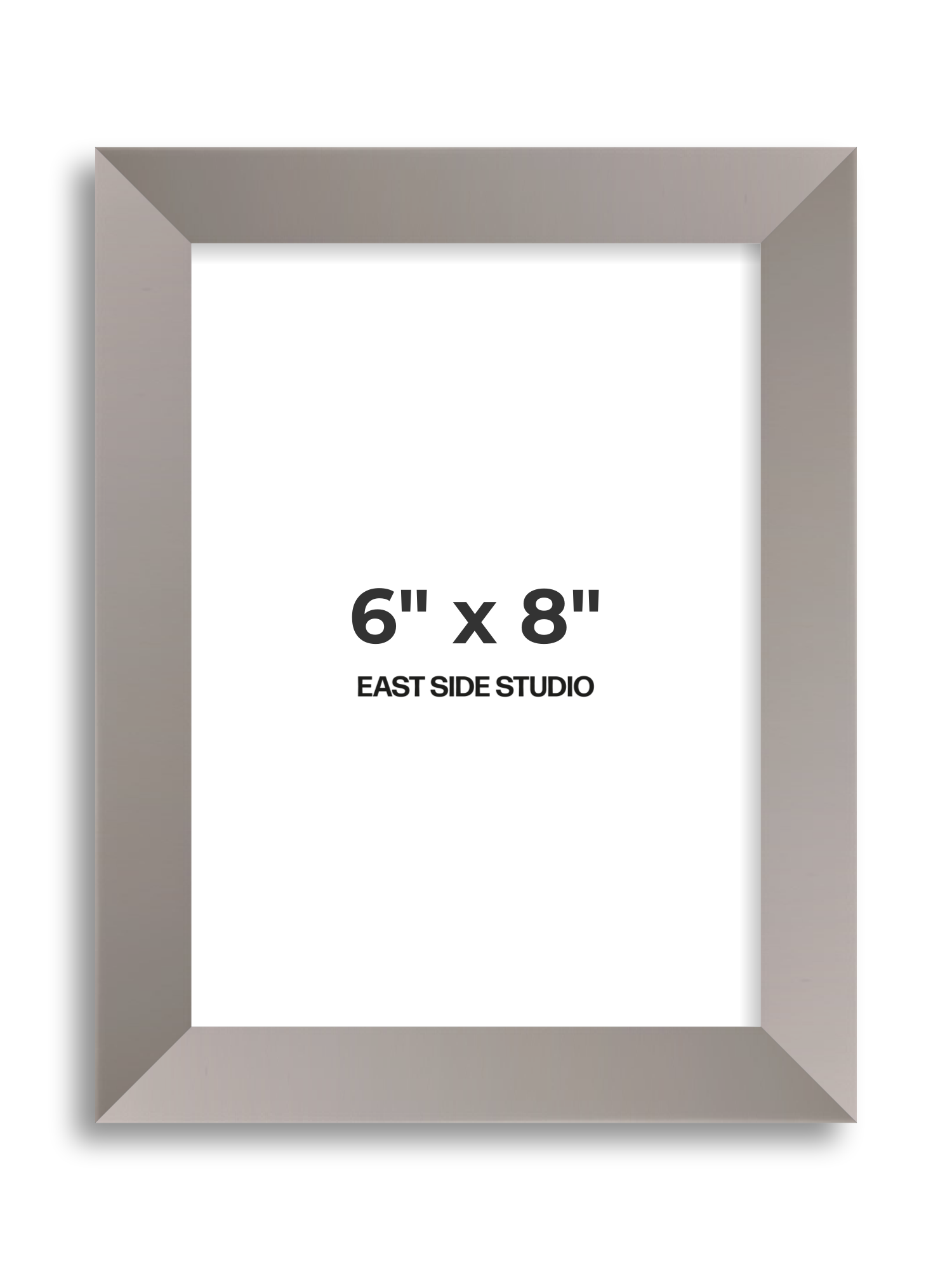 Ash Grey 6" x 8" picture frame