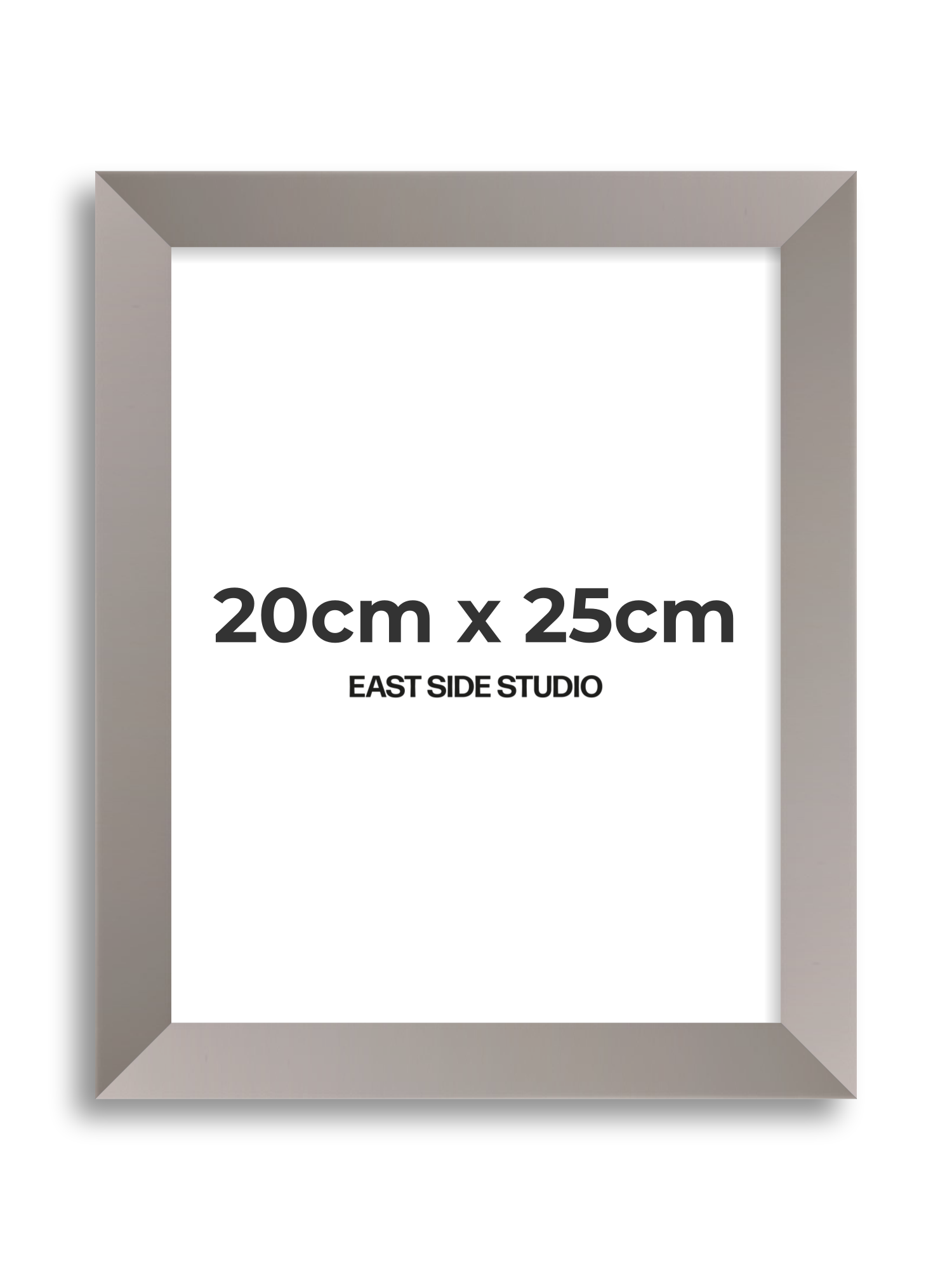 Ash Grey 20cm x 25cm picture frame