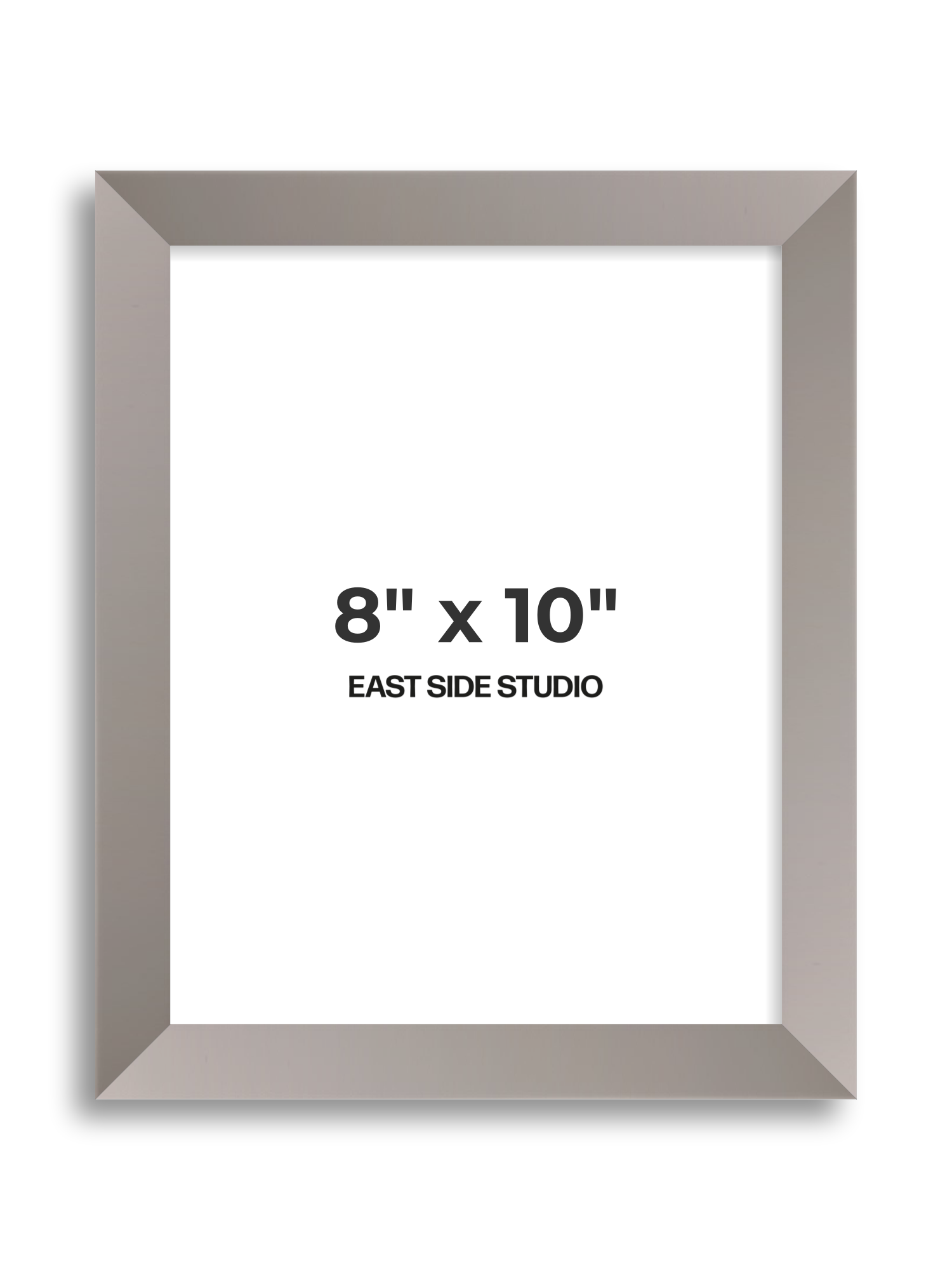 Ash Grey 8" x 10" picture frame