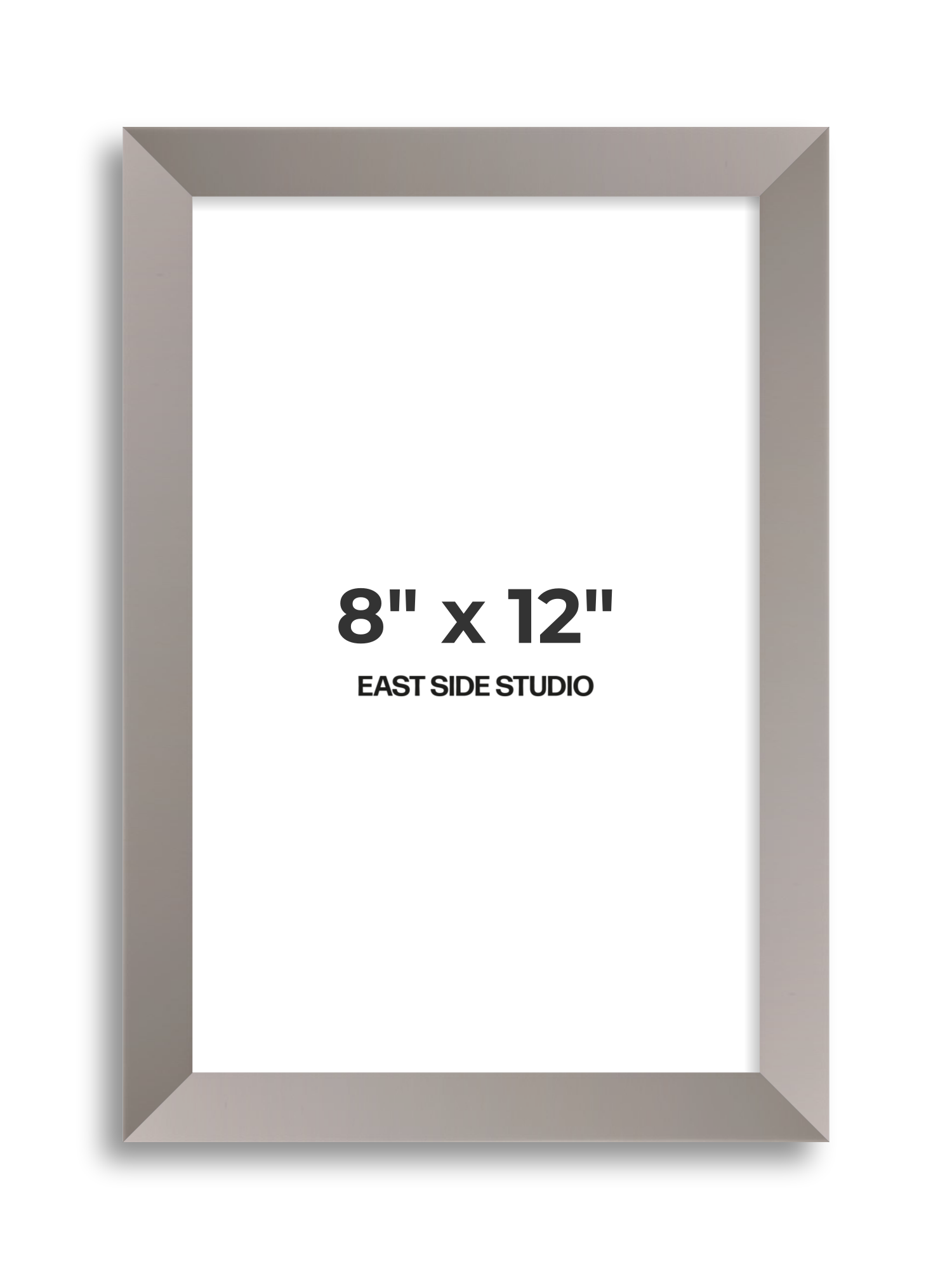 Ash Grey 8" x 12" picture frame