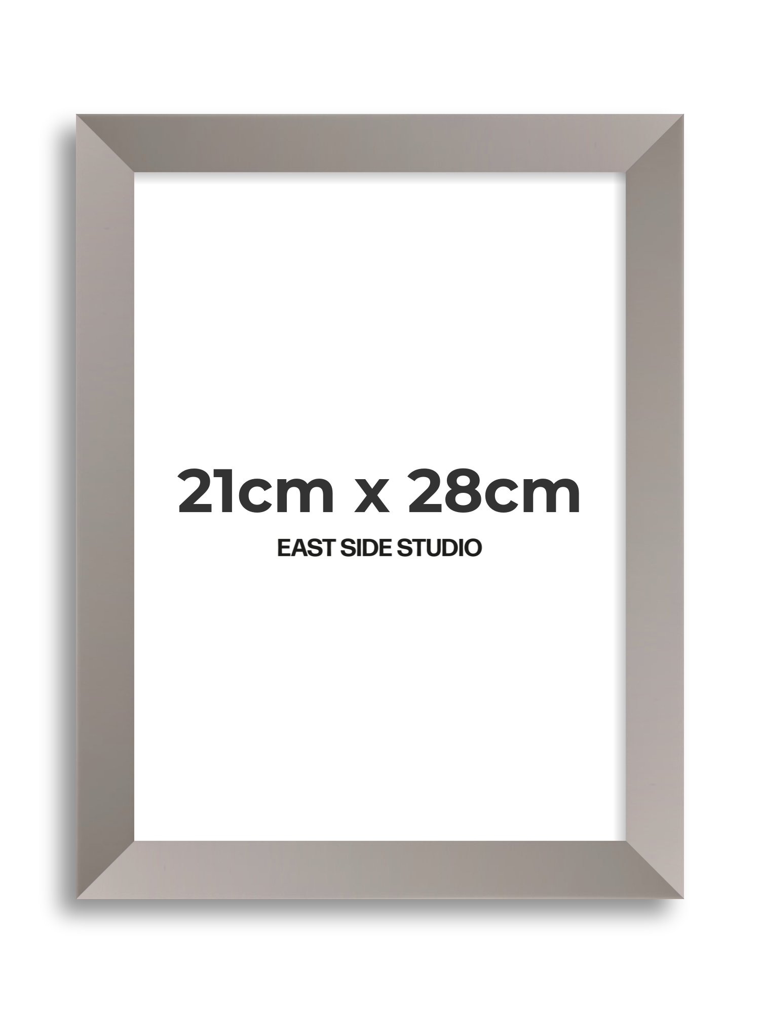 Ash Grey 21cm x 28cm picture frame