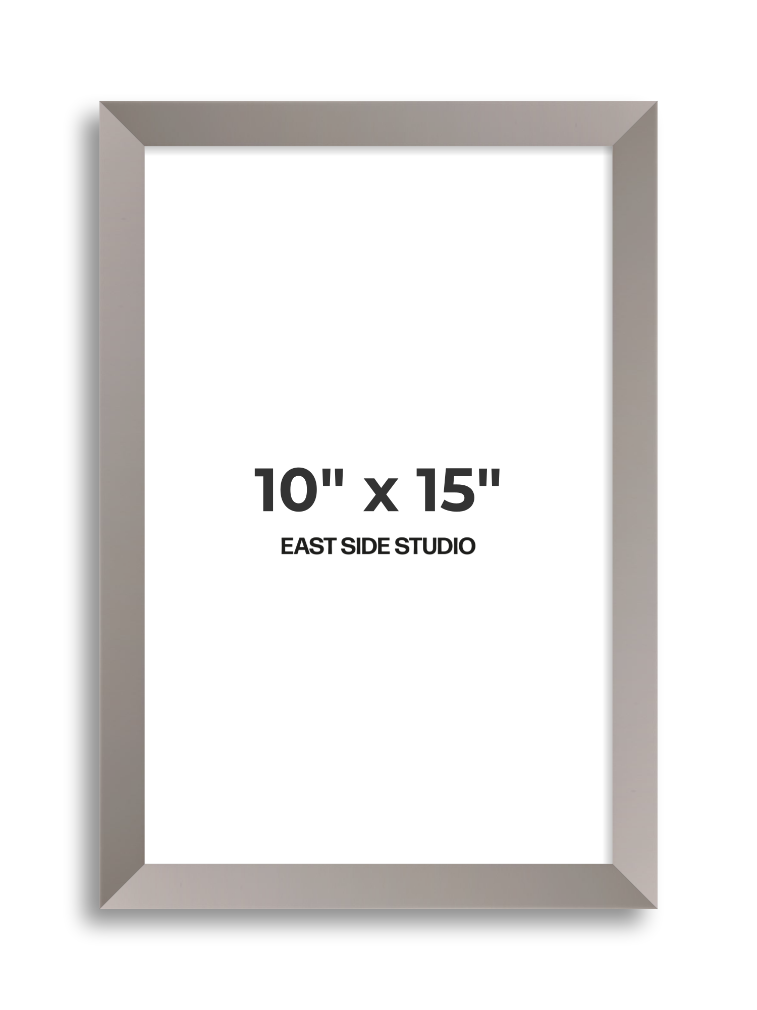 Ash Grey 10" x 15" picture frame