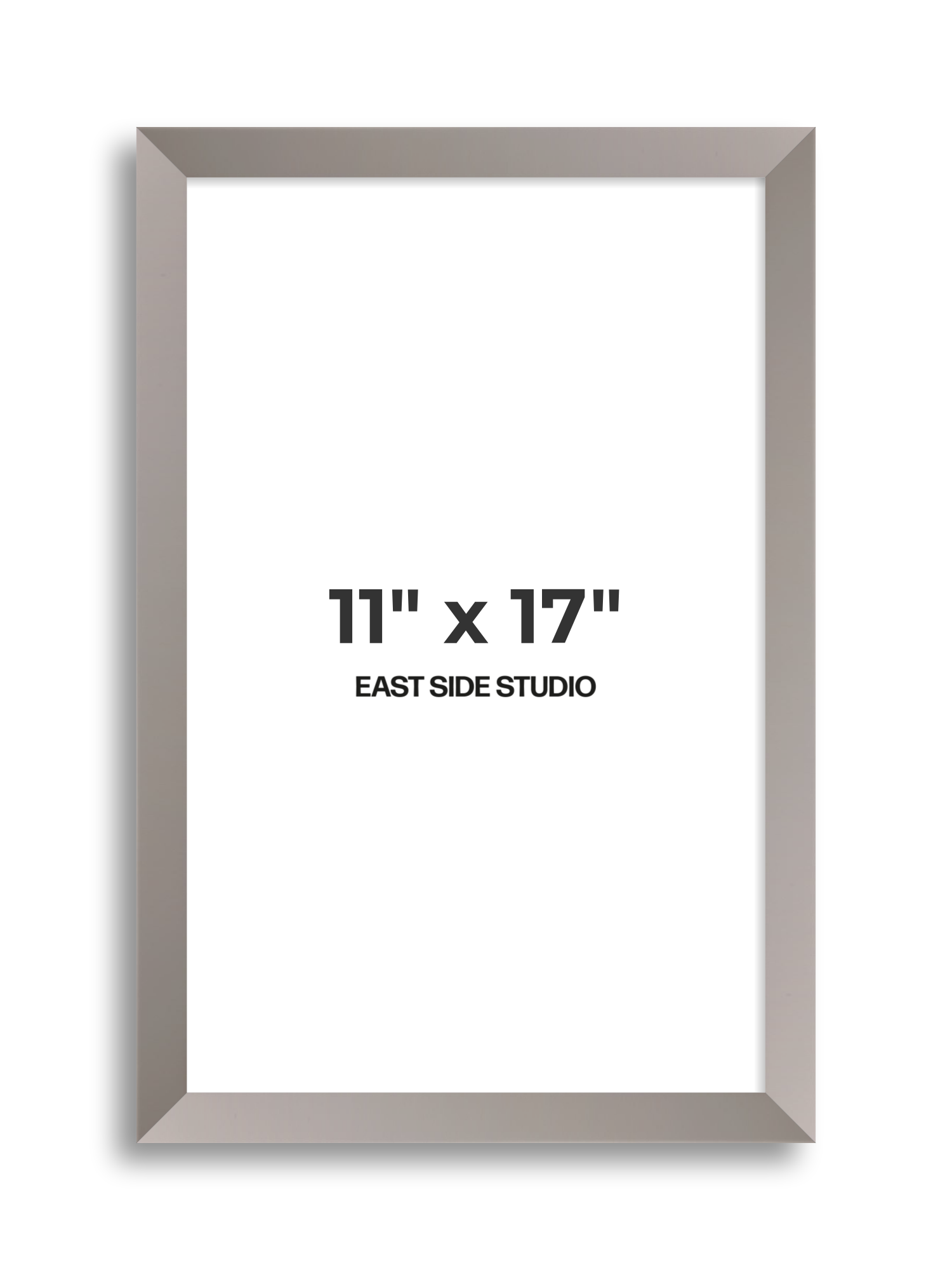 Ash Grey 11" x 17" picture frame