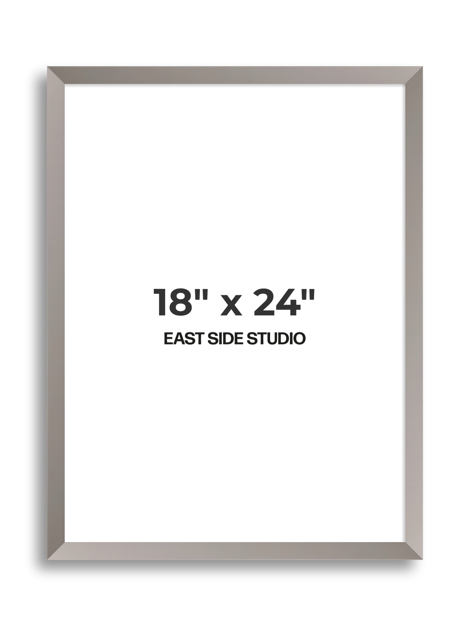 Ash Grey 18" x 24" picture frame