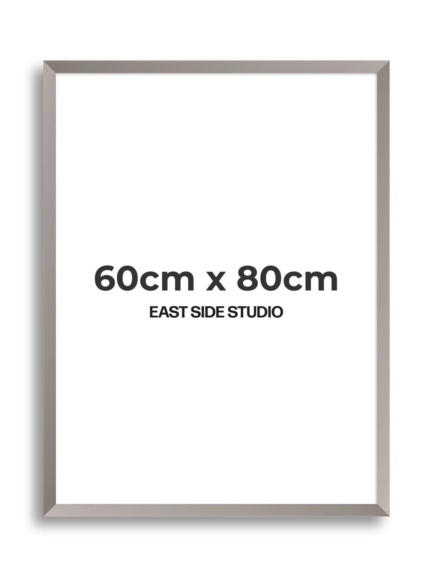 Ash Grey 60cm x 80cm picture frame