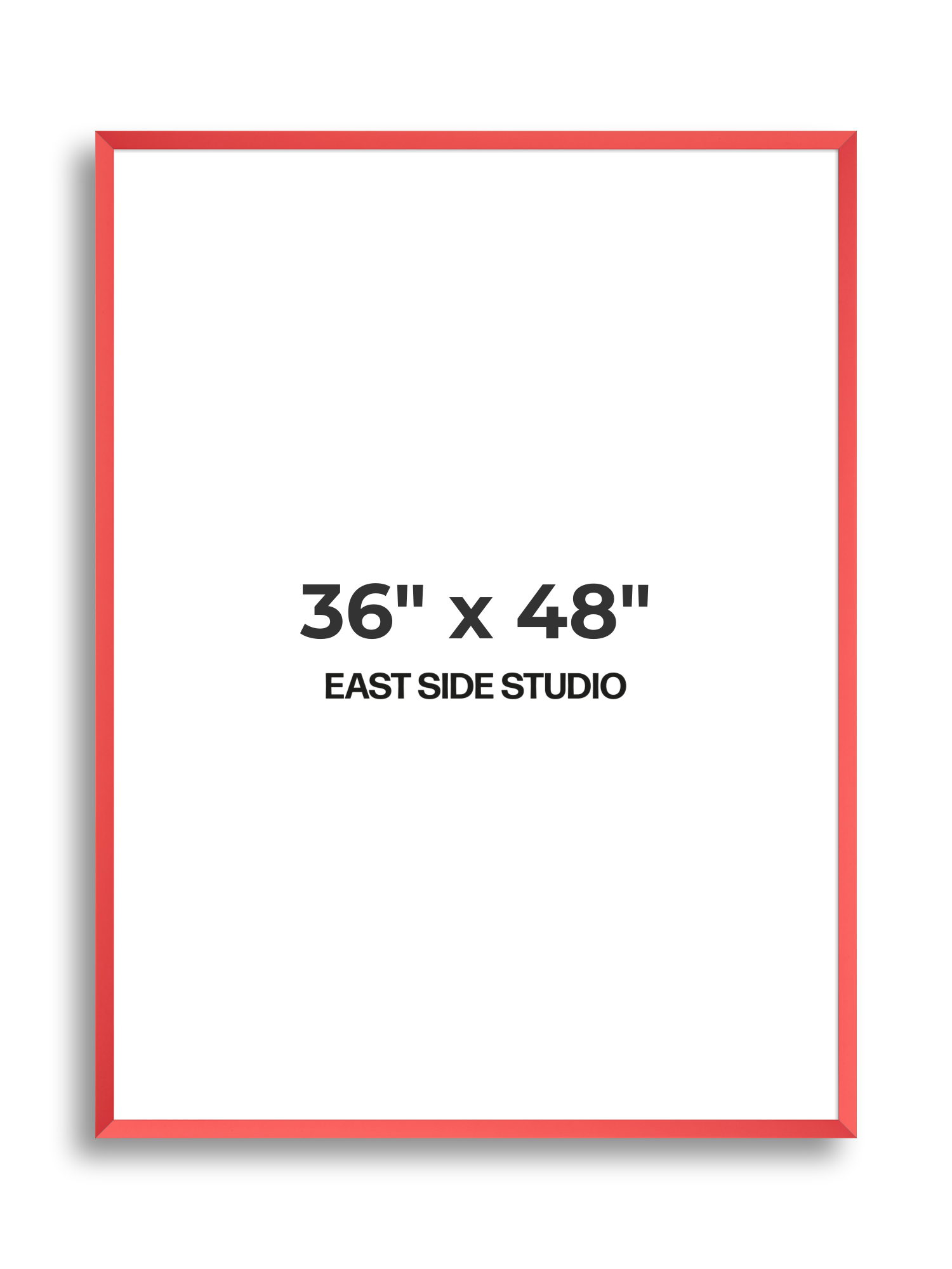 Blossom Red 36" x 48" picture frame