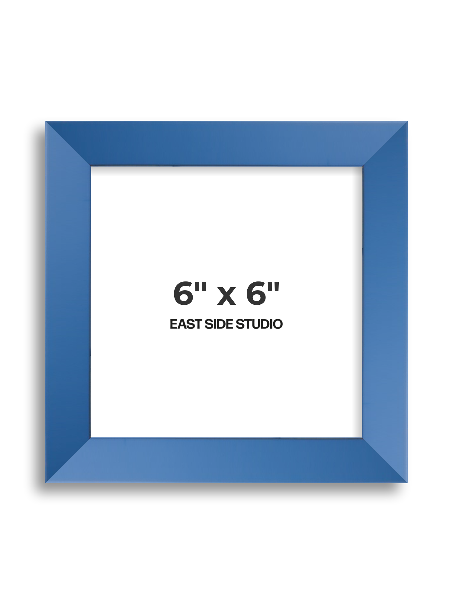 Cornflower Blue 6" x 6" picture frame
