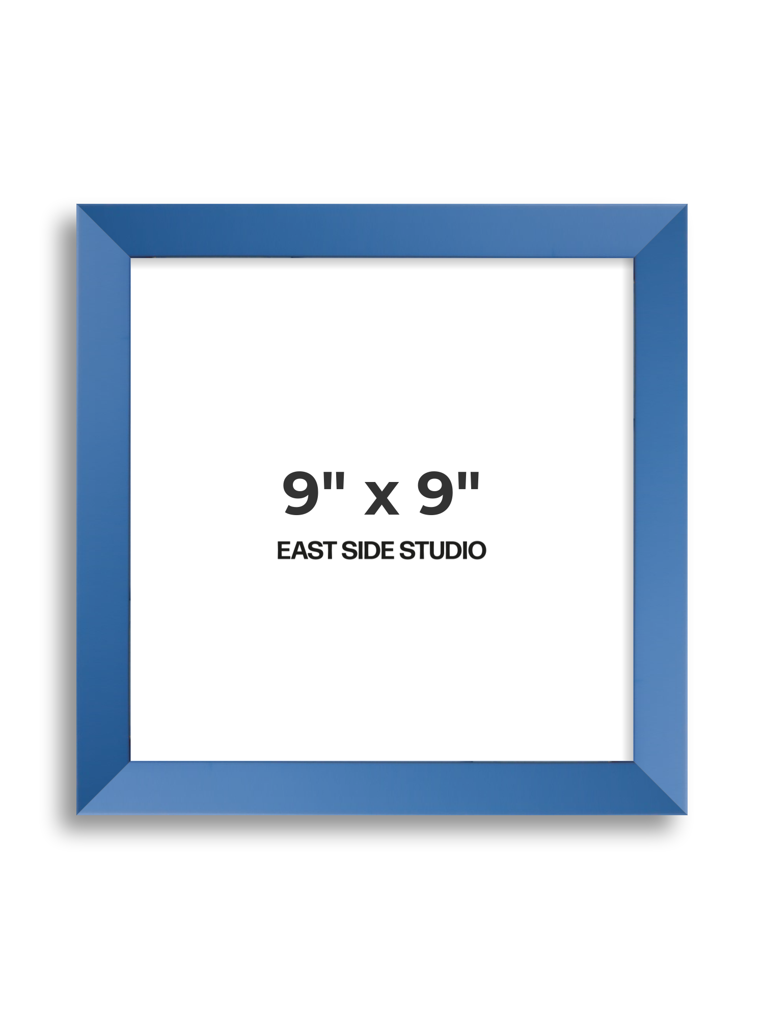 Cornflower Blue 9" x 9" picture frame
