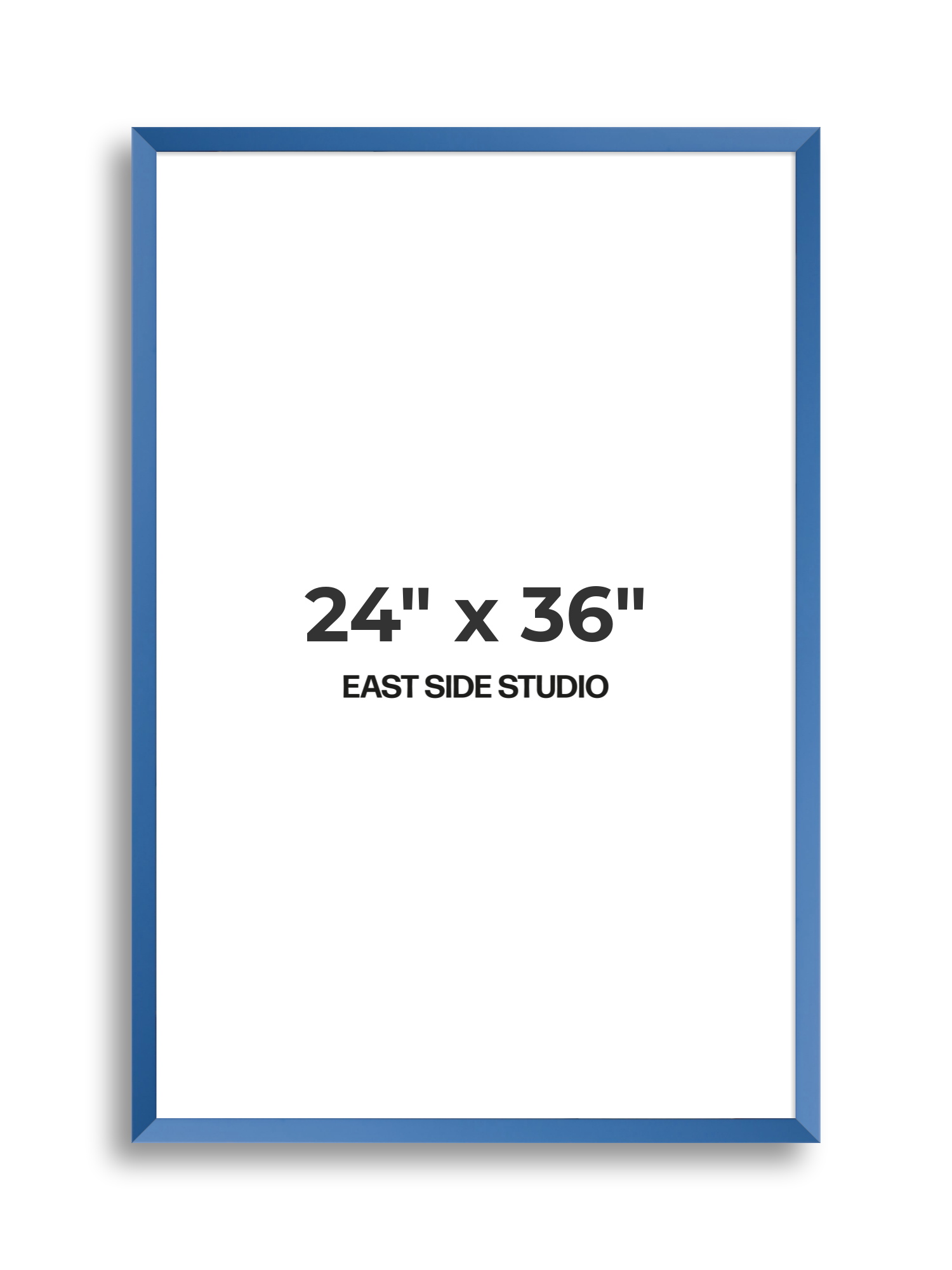 Cornflower Blue 24" x 36" picture frame