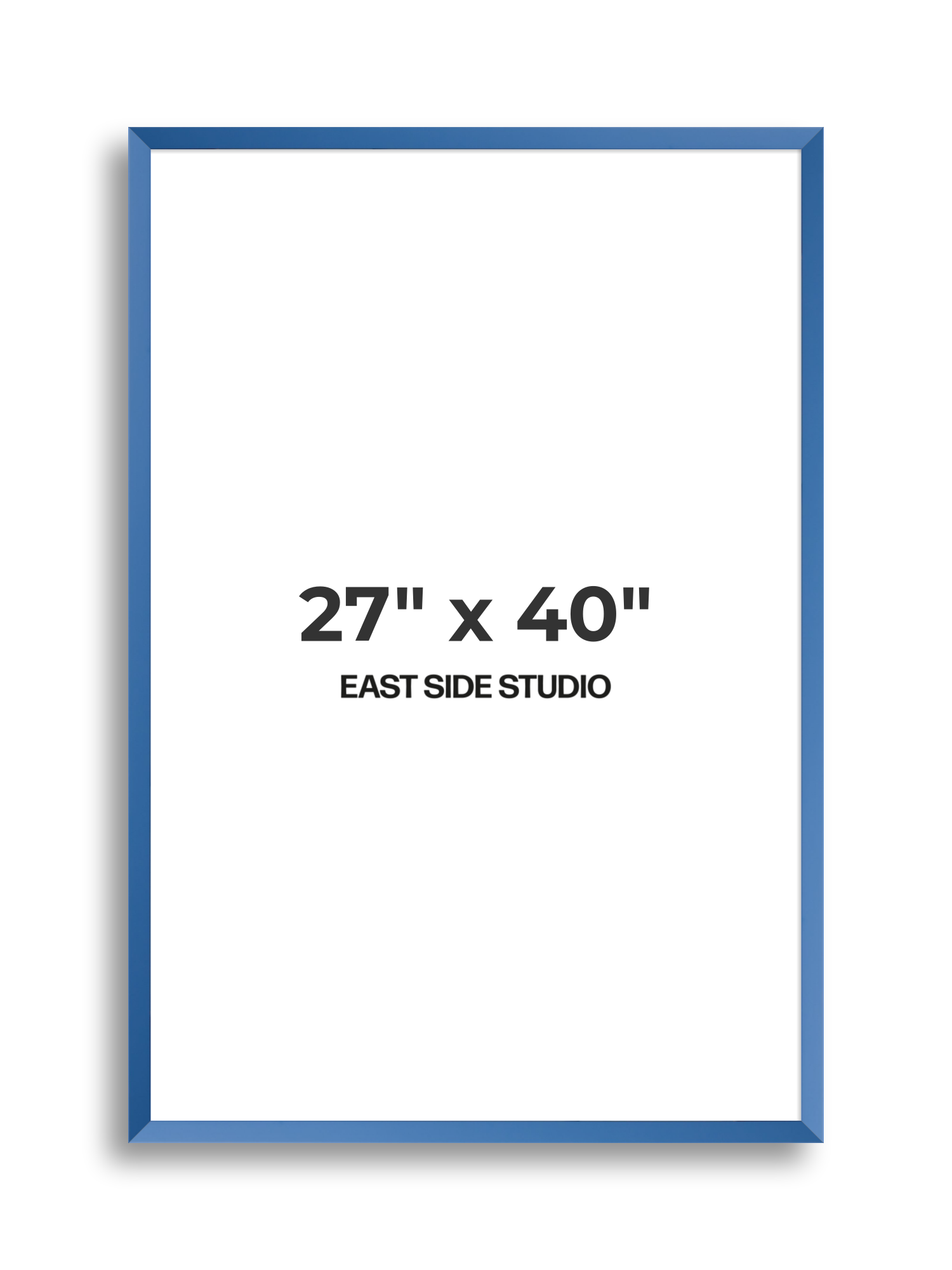 Cornflower Blue 27" x 40" picture frame