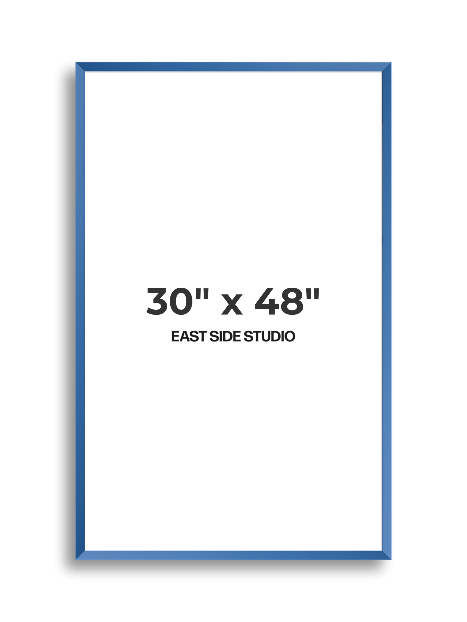 Cornflower Blue 30" x 48" picture frame